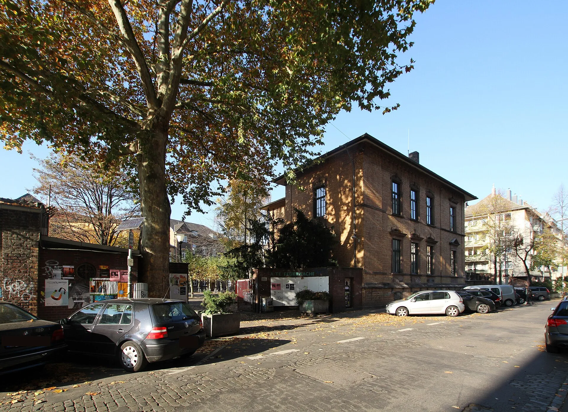 Köln Neustadt-Nord, Melchiorstraße 3. Haupteingang der ehemaligen Feuerwache