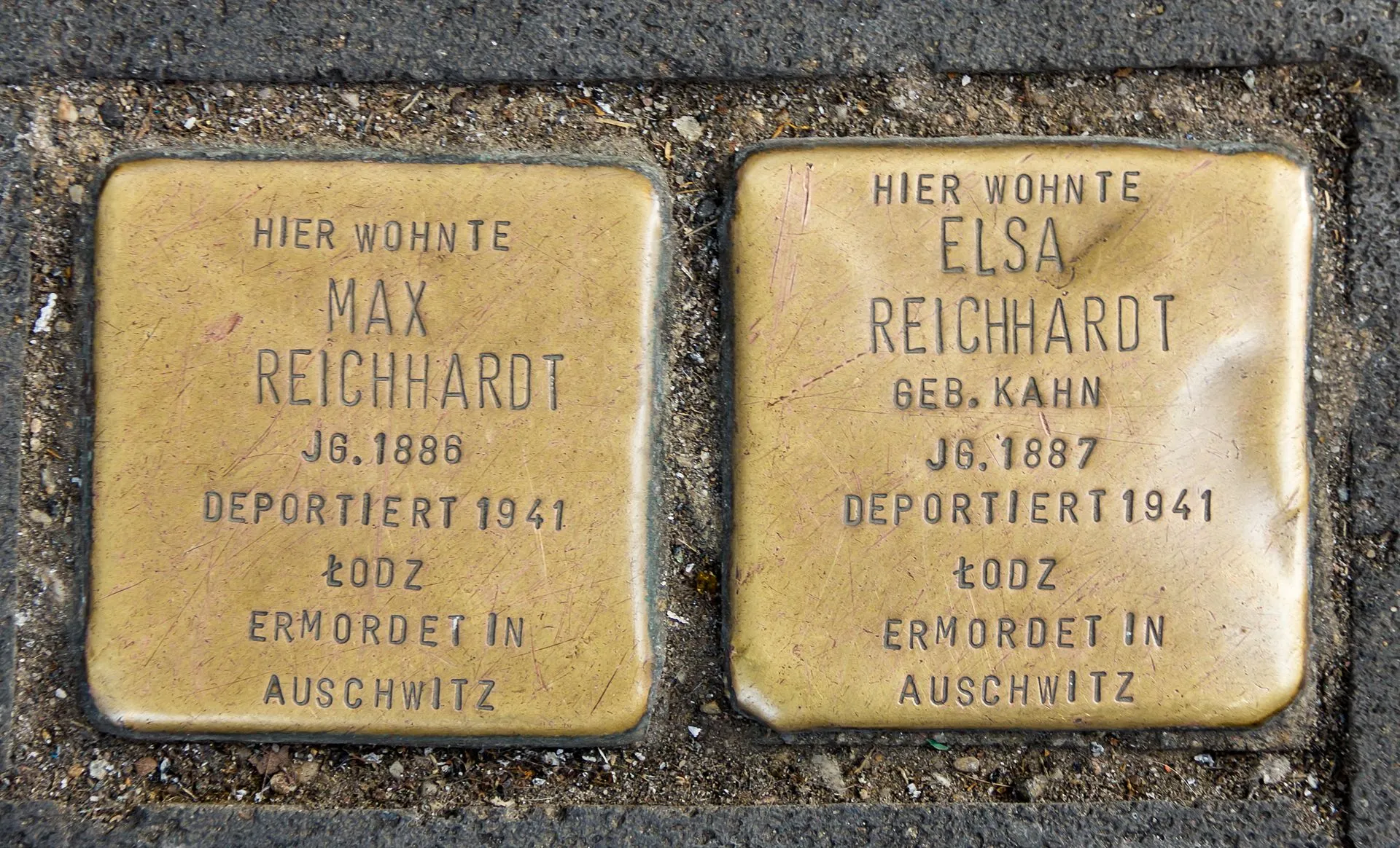 Stolpersteine für Reichhardt, Appellhofplatz 1, Köln