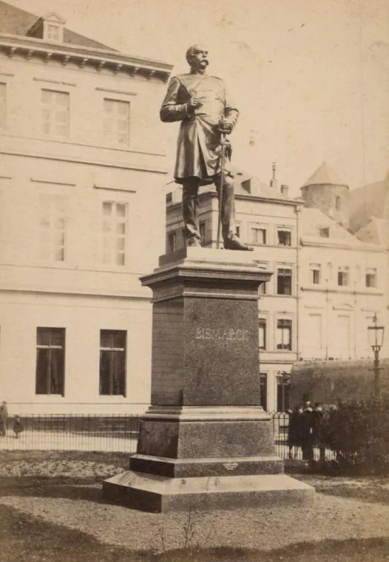 Cologne, Germany, Bismarck statue. Photo by Theodor Johann Hubertus Creifelds, born 1839 in Coblenz, died 1902 in Cologne, albumen print, 1879.