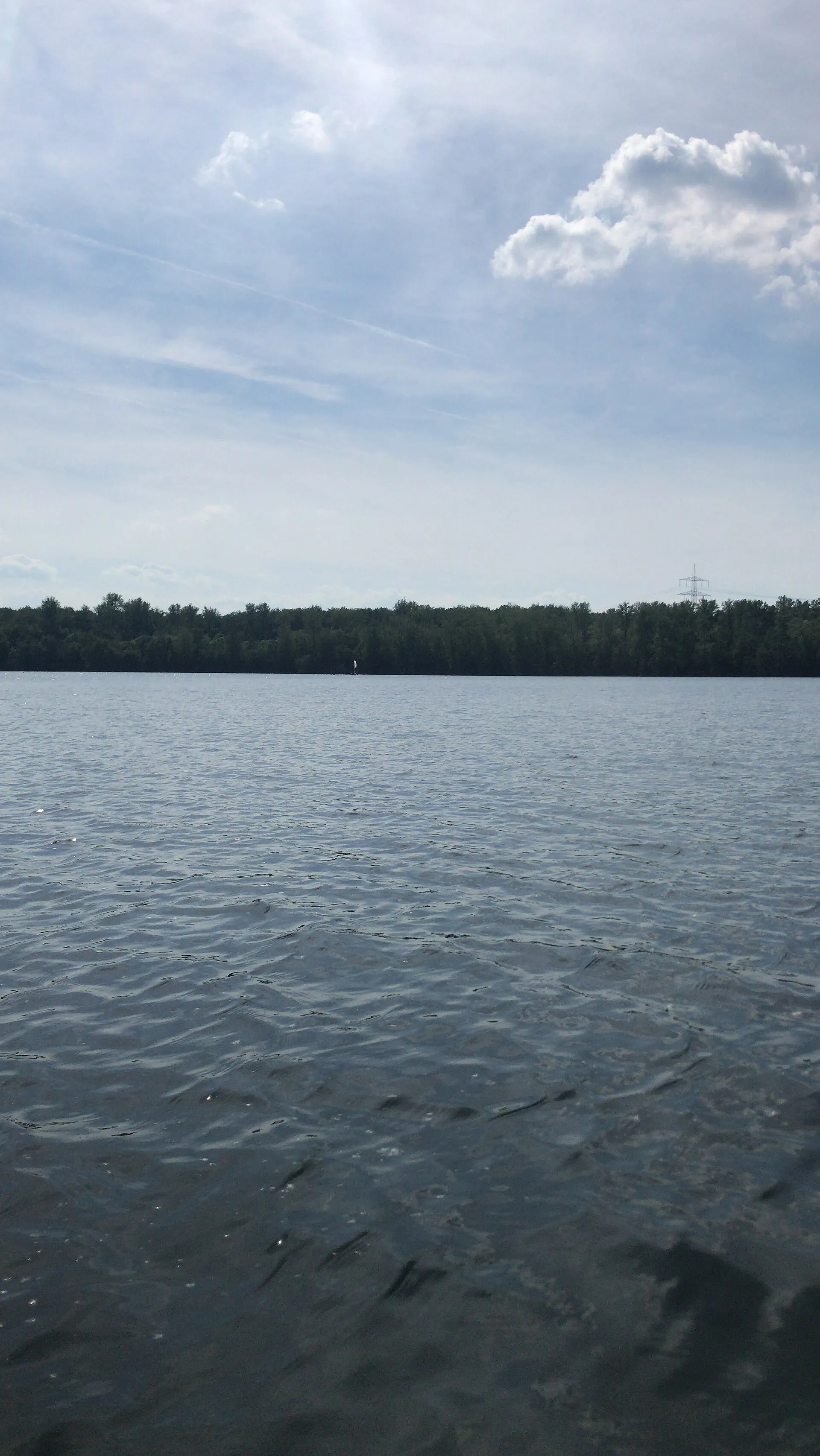 From the middle of the lake