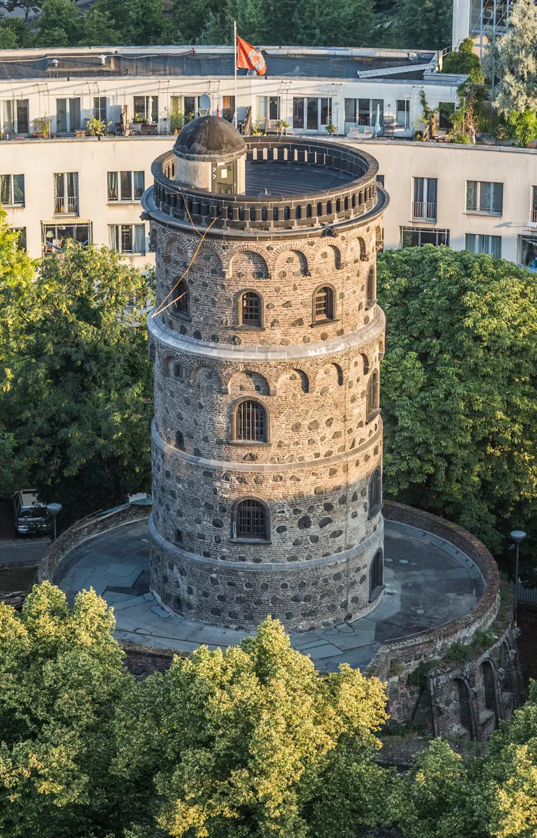 Hot air balloon trip across Cologne