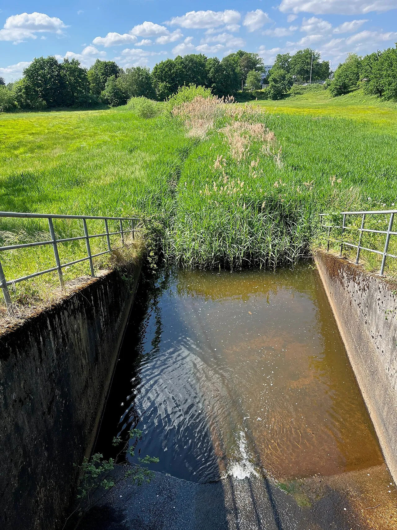 Sandbach tritt aus am Flughafen