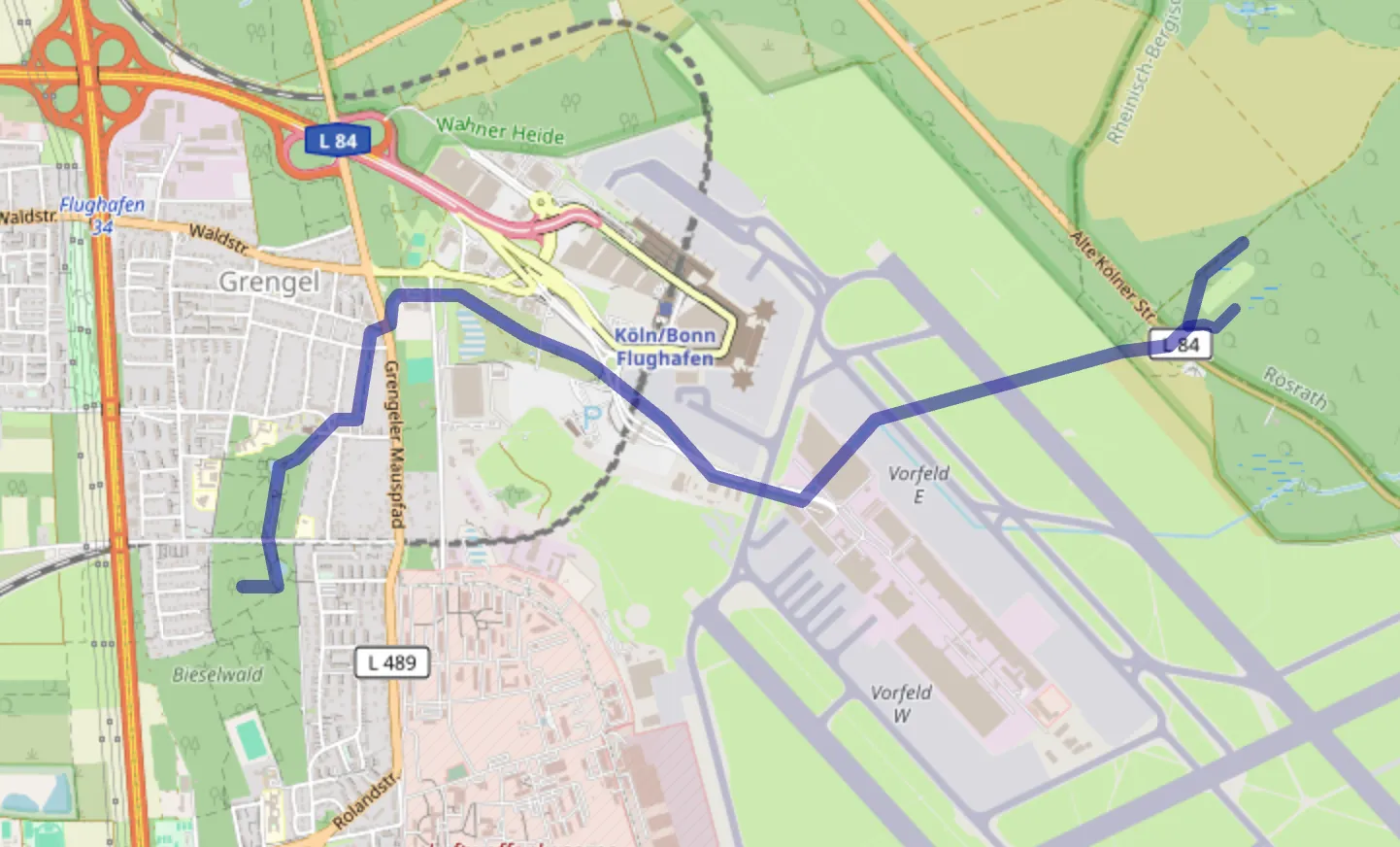 Der Verlauf des Butzbach