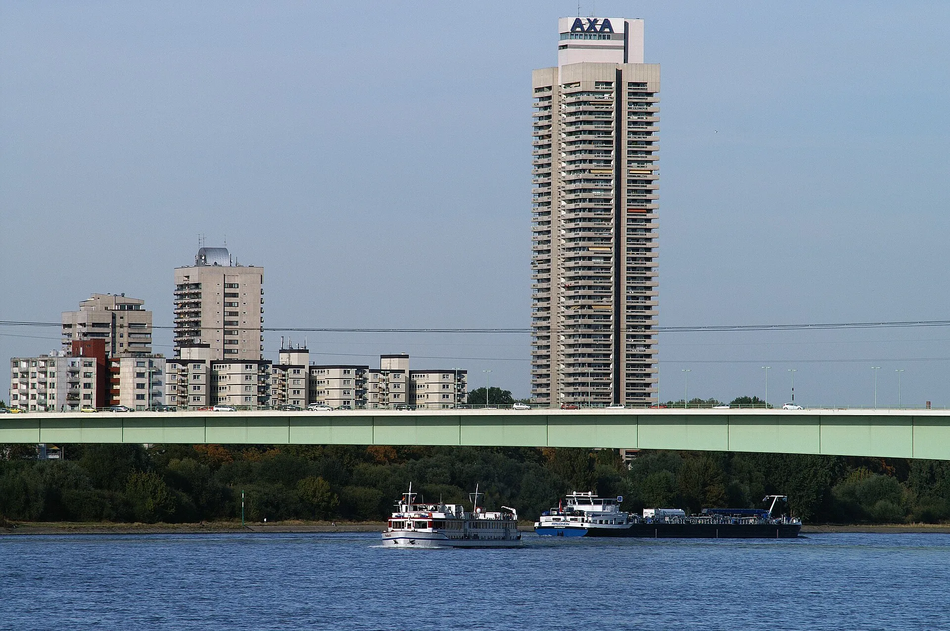 River cruise ship Andante in cologne.