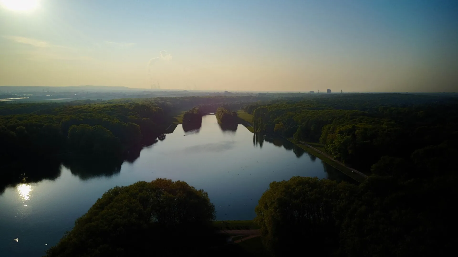 Der Decksteiner Weiher, Blick nach Norden
