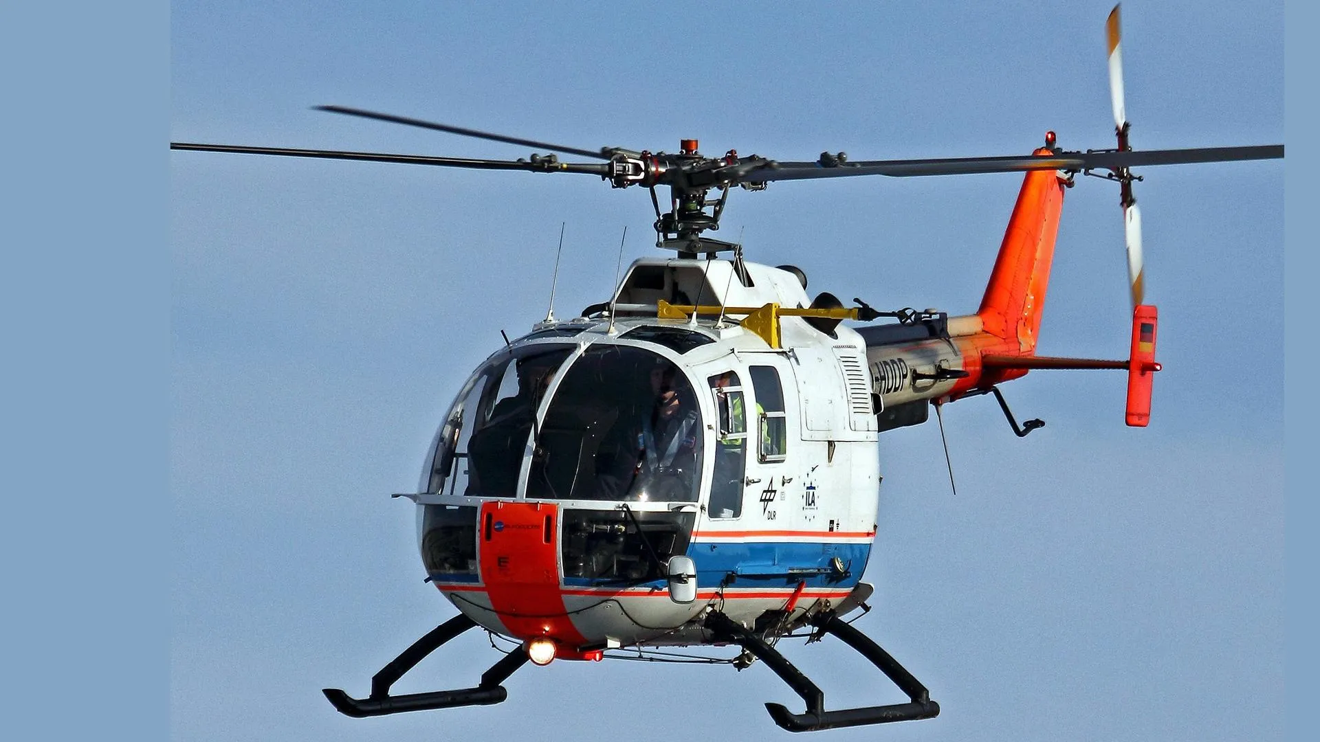 Airbus Helicopter BO105 (D-HDDP) des Deutschen Zentrums für Luft- und Raumfahrt
