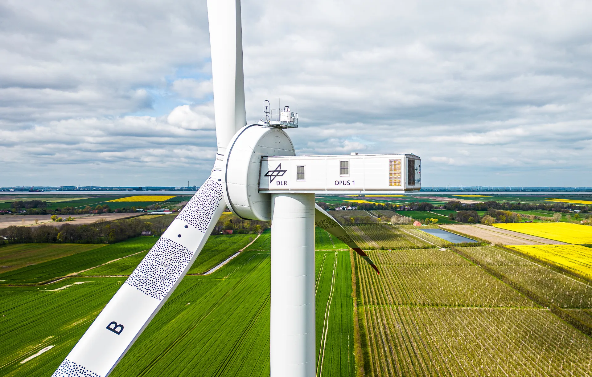 Windenergieanlage OPUS-1 des Deutschen Zentrums für Luft- und Raumfahrt
