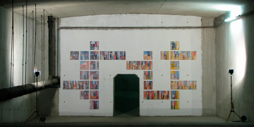 Subkulinaria, Brückenhohlraum mit Werken von Rosa Lachenmeier, 2008