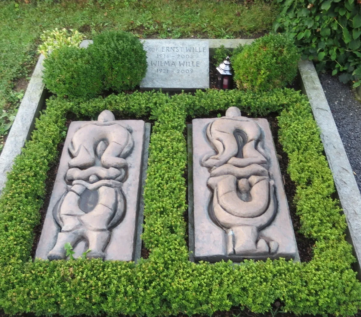 Ernst Wille - Grab auf Deutzer Friedhof (Köln)