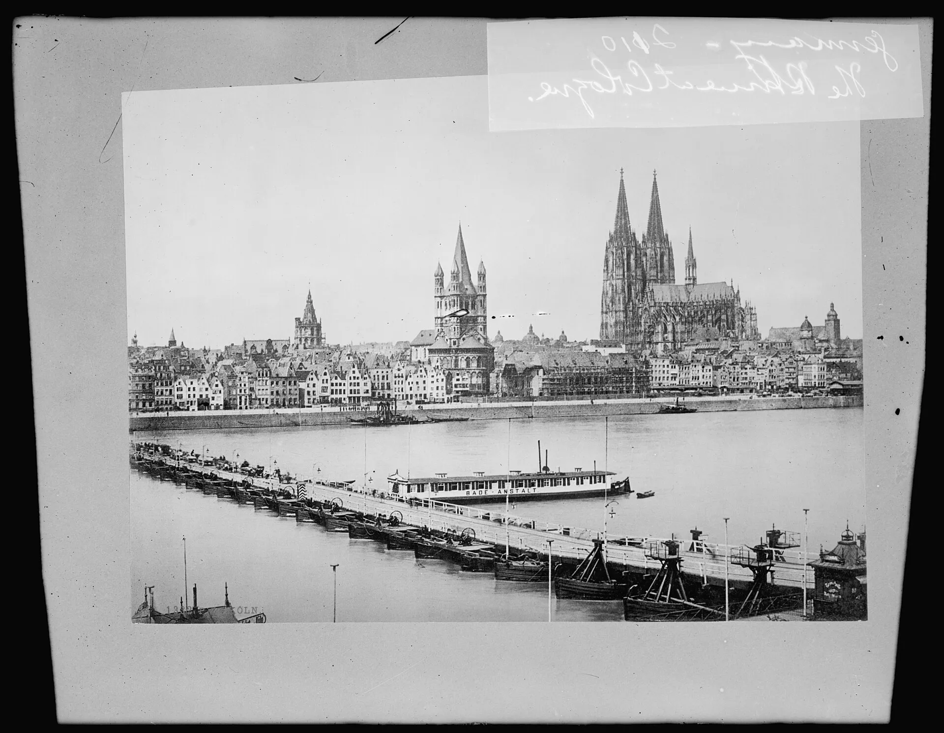 Title: Germany, The Rhine at Cologne Abstract/medium: 1 negative : glass ; 8 x 6 in.