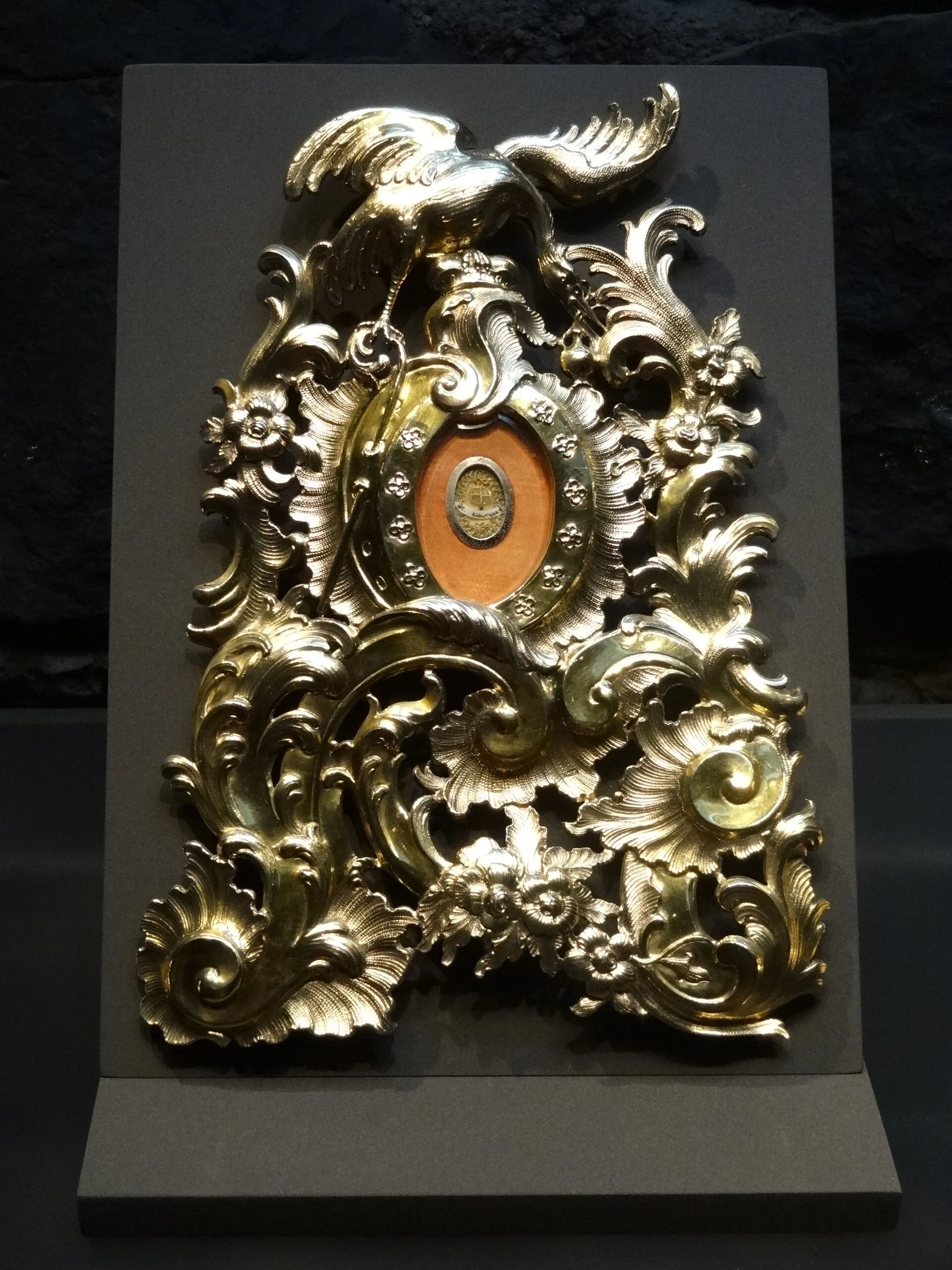Reliquiar der hl. Walburga, Wilhelm Sittmann, Köln, um 1765, Silber, vergoldet