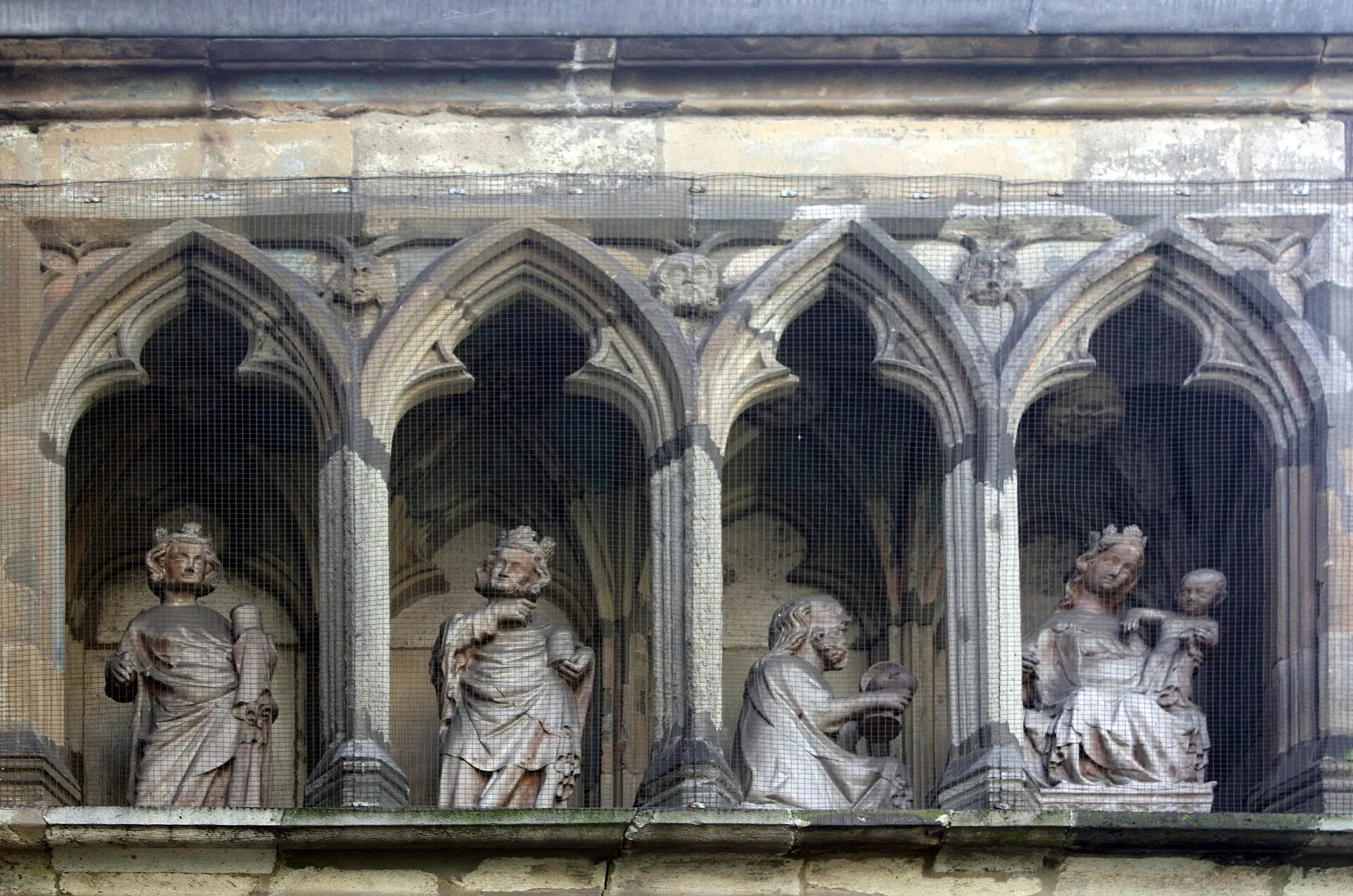 Cologne, gate of the three Magi, detail