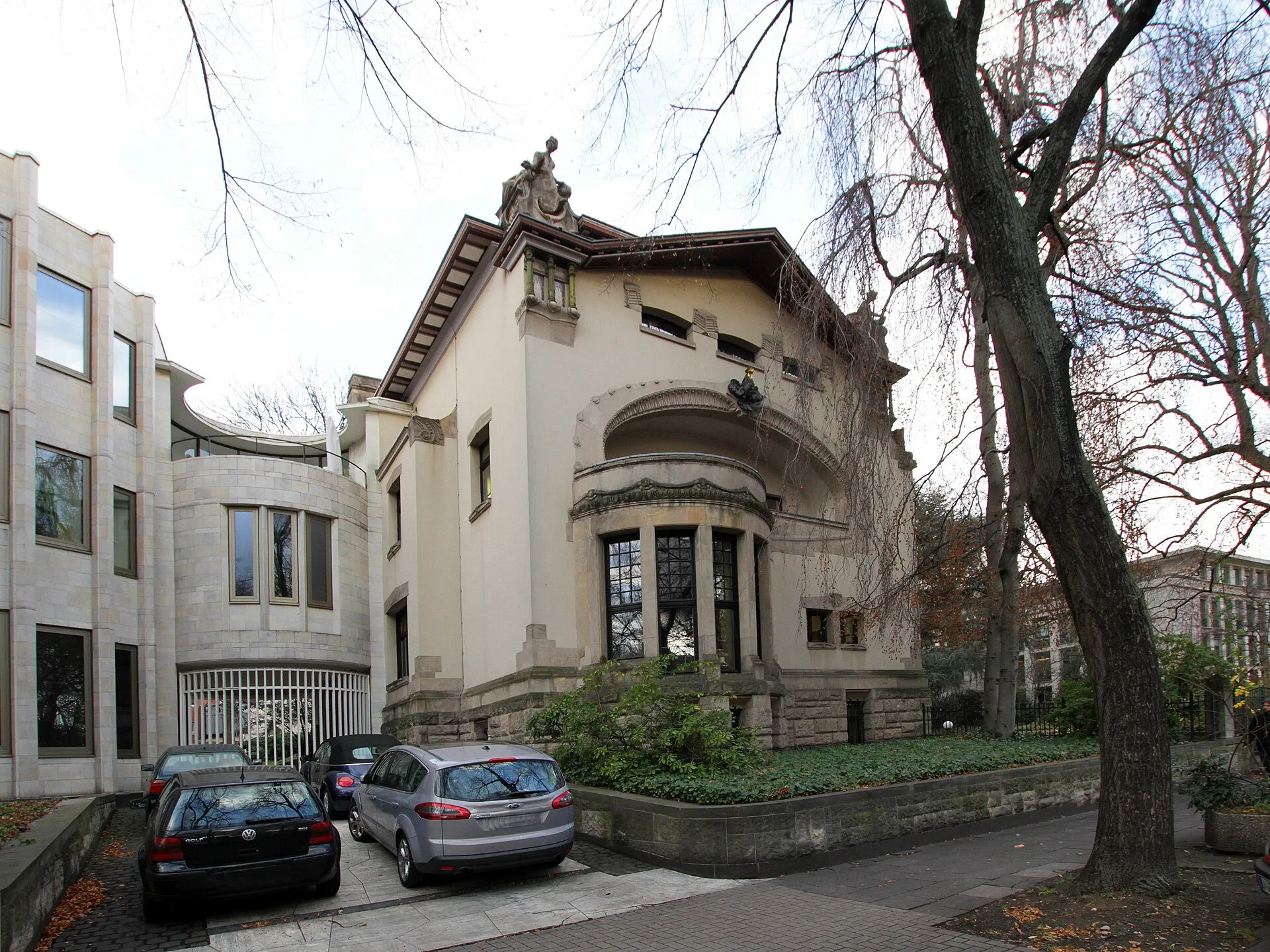 Köln Neustadt-Nord, Theodor-Heuss-Ring 9. Erbaut 1903/04, als Villa Deichmann (Architekt Gottfried Wehling)