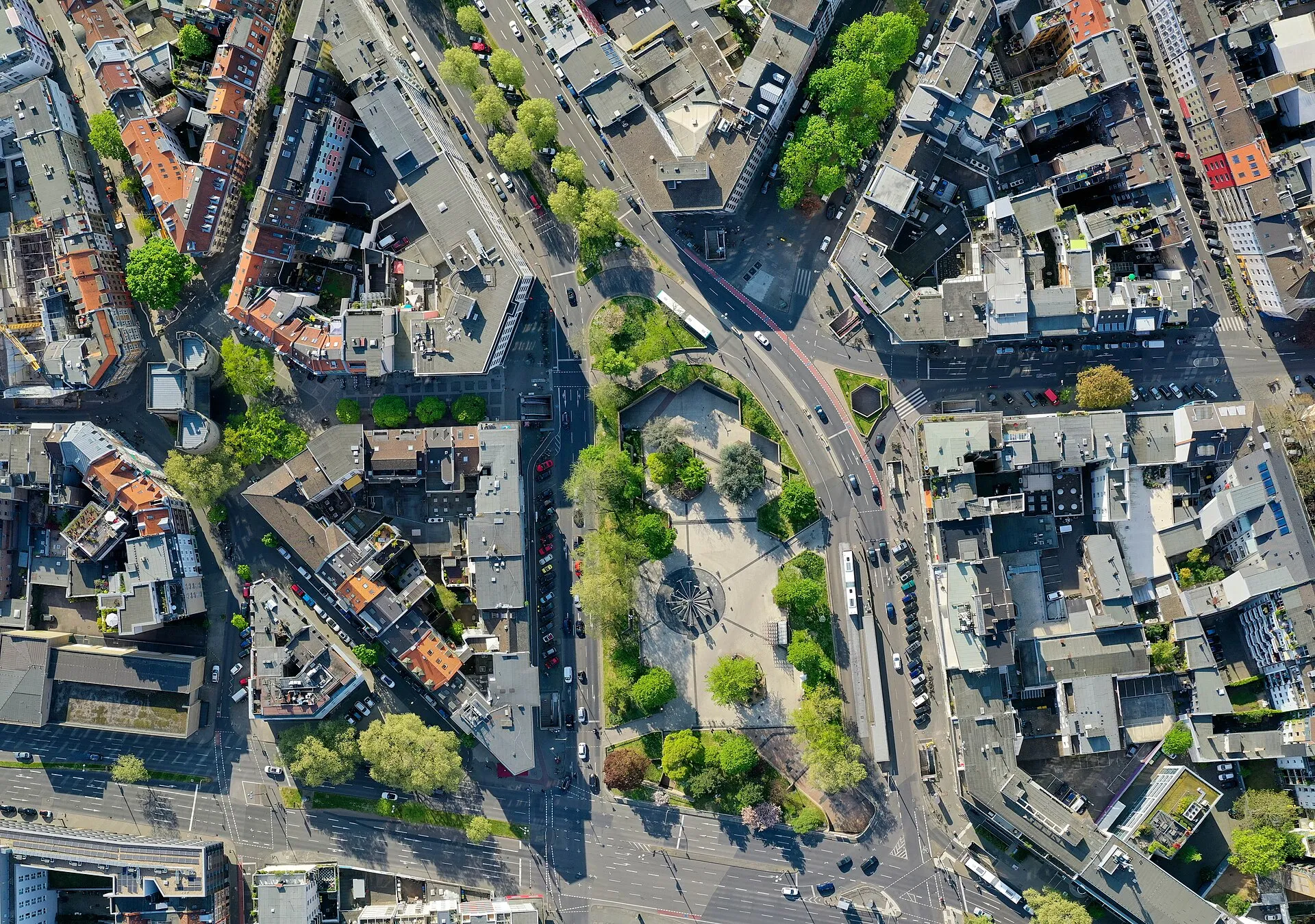 Ebertplatz von oben  (2020)