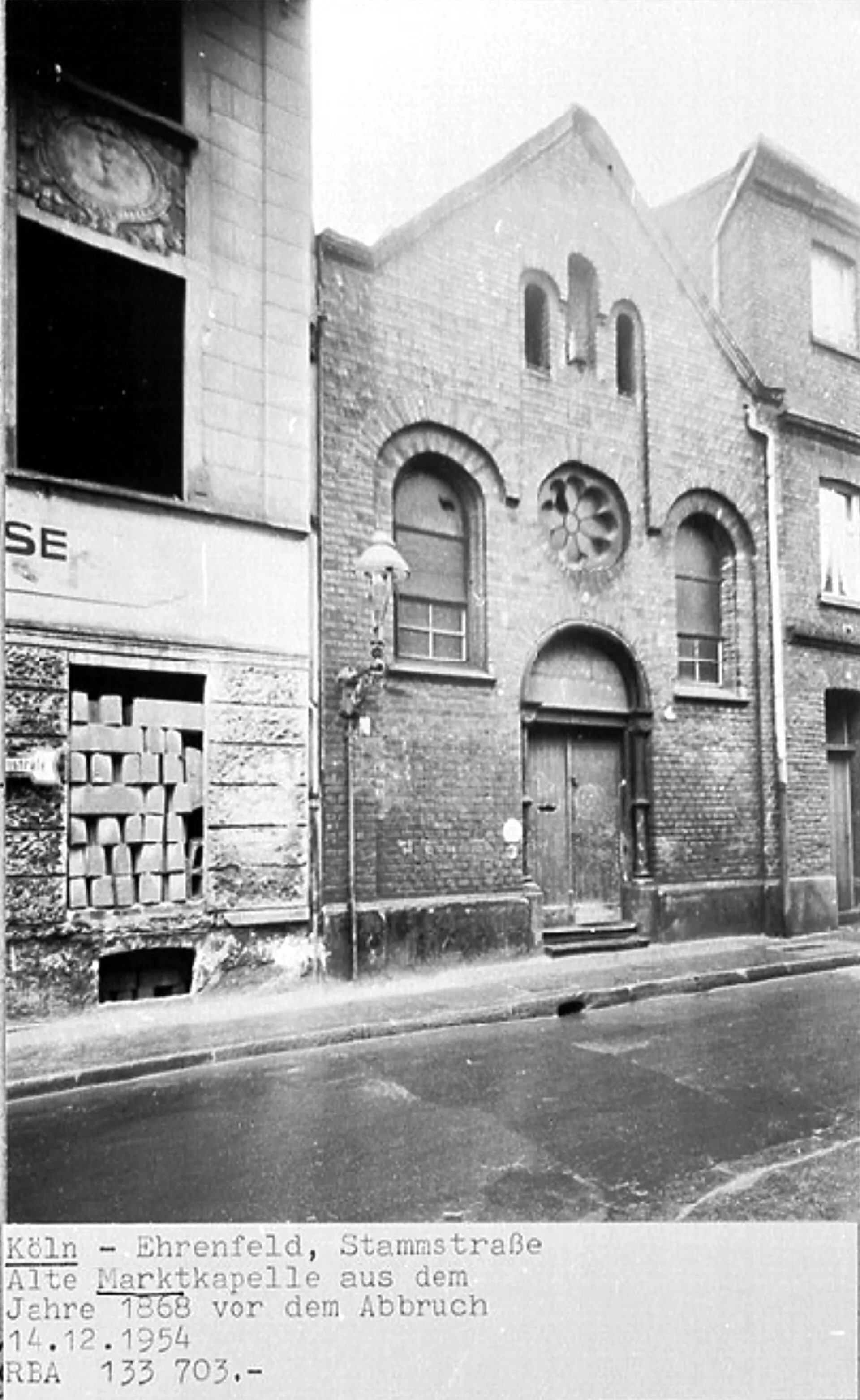 Alte Marktkapelle, 1954