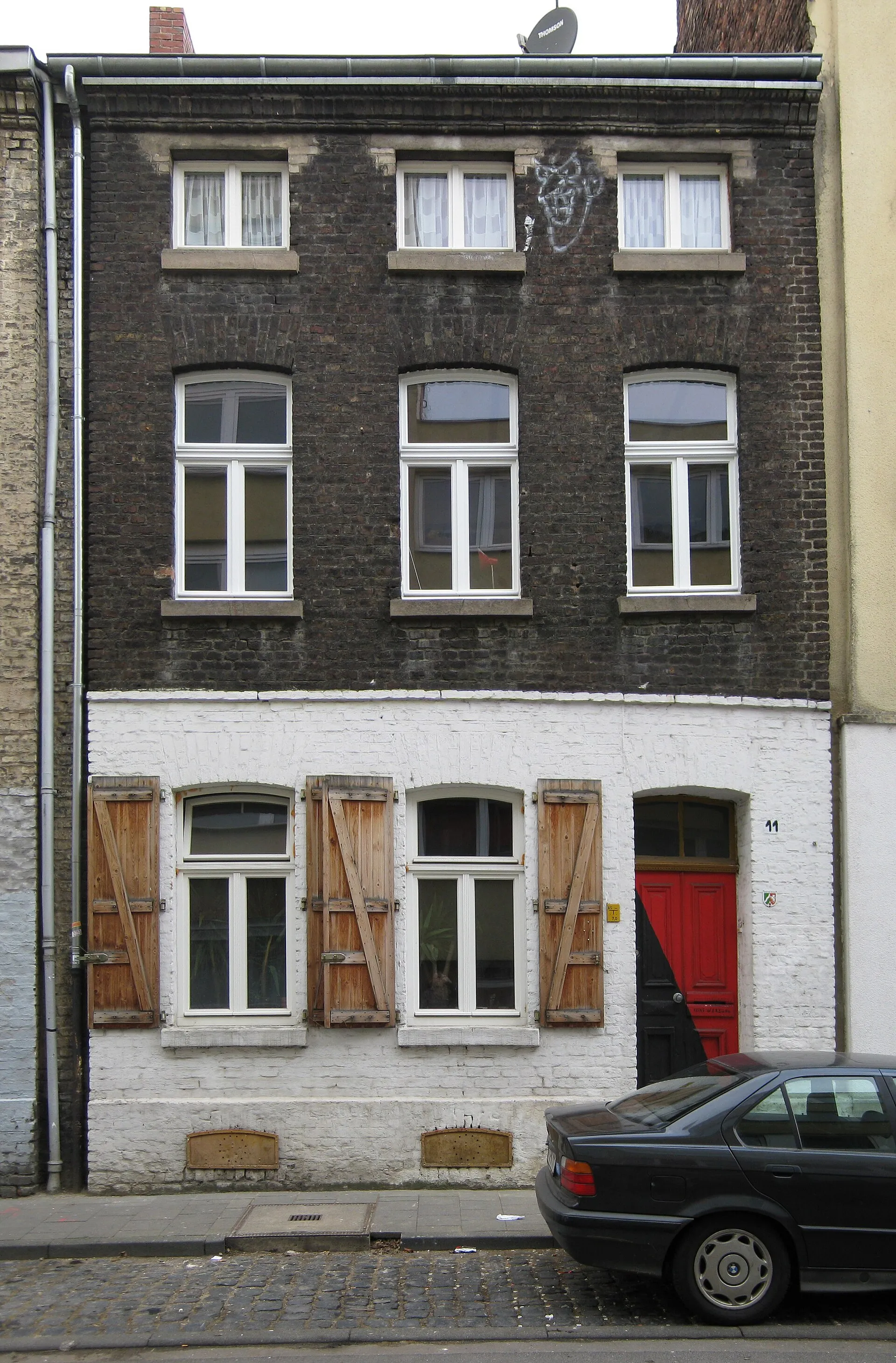 Dreifensterhaus in der Lessingstraße