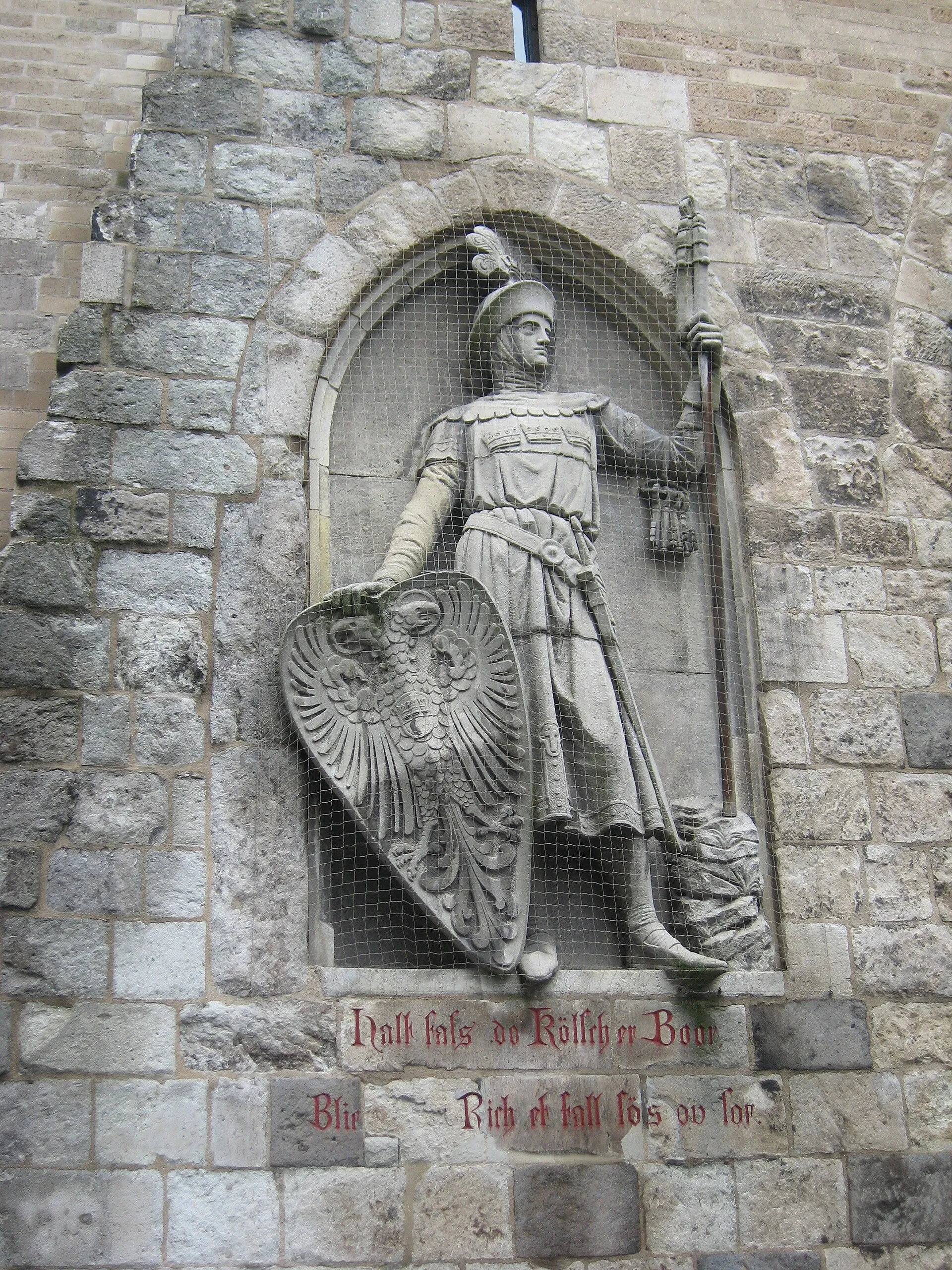 Der "kölsche Boor" (Denkmalreplik), Köln (Eigelsteintorburg) Datum: 12.02.2011 Urheber M. Pfeiffer alias Benutzer:Gordito1869 Quelle: privates Fotoarchiv des Ur