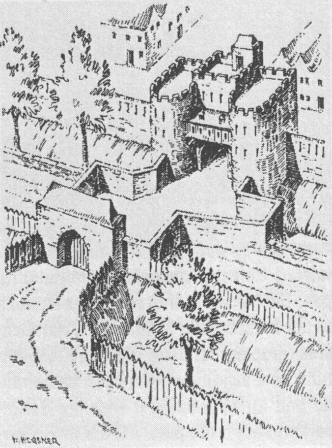 „Feld“- bzw. Nordseite, um 1571