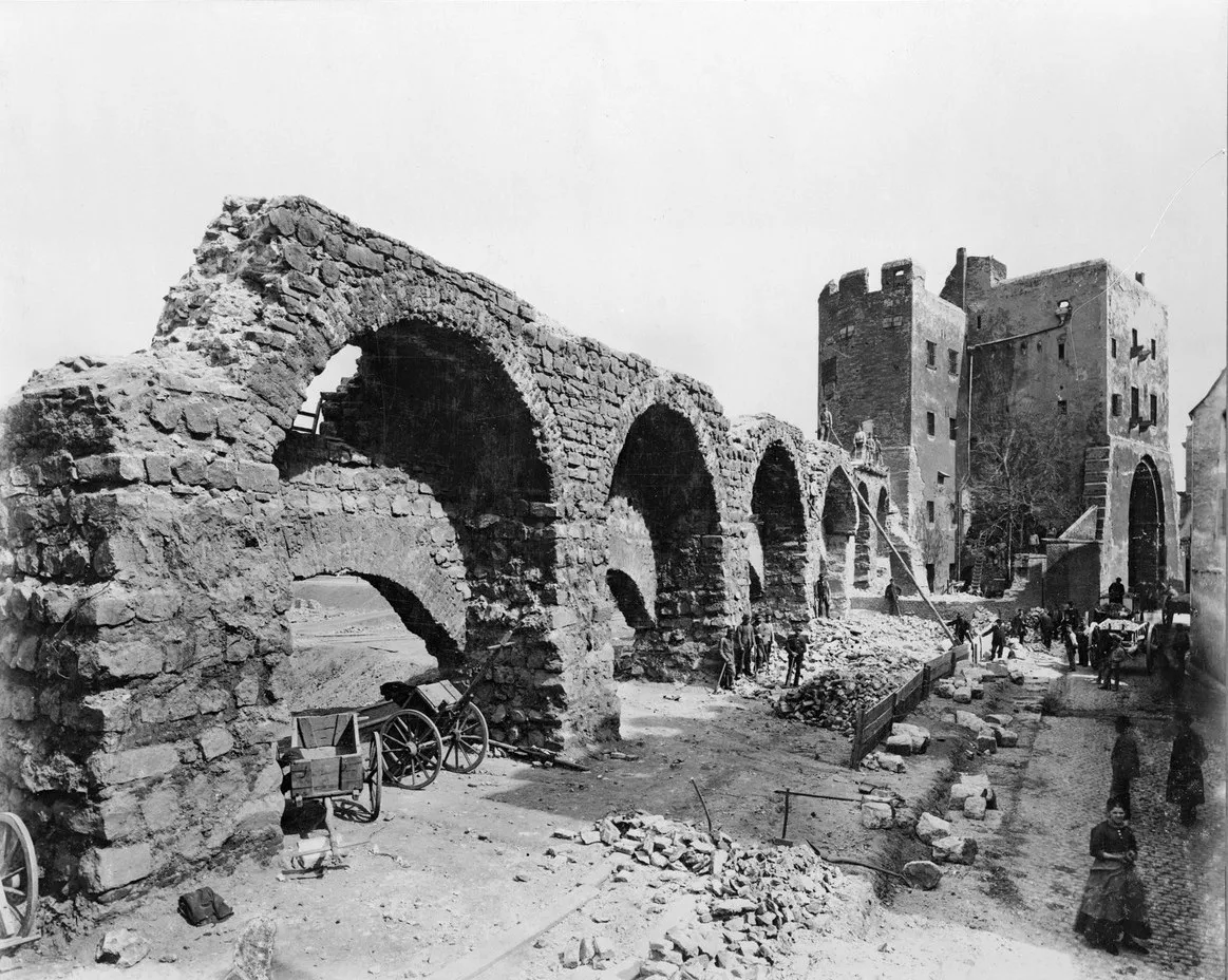 Abbruch am Eigelsteintor, 1882