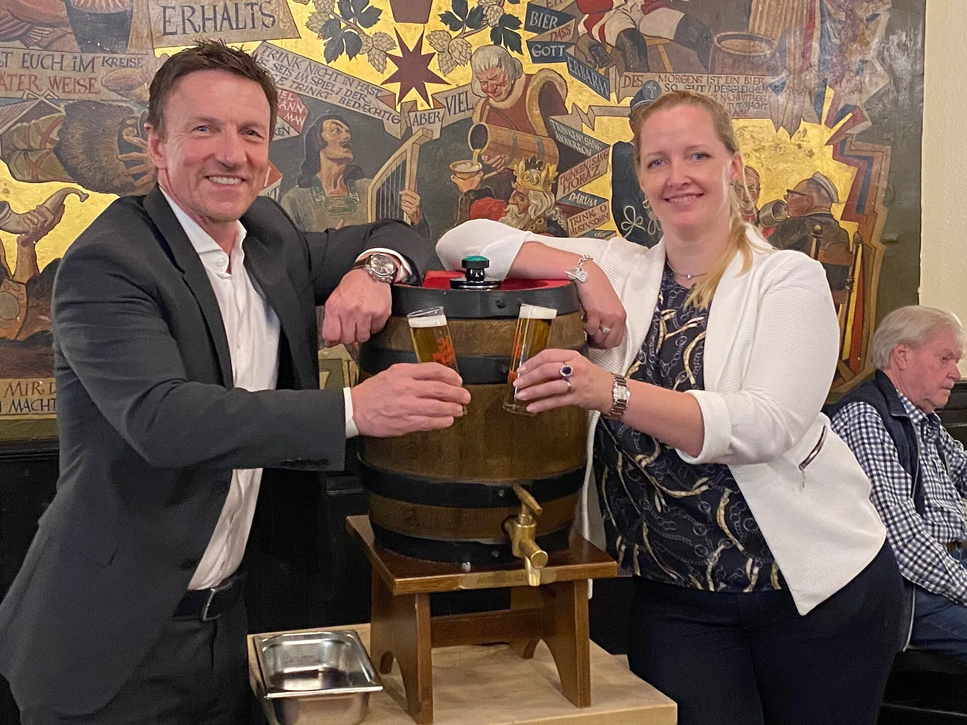 Em Kölsche Boor - Neueröffnung durch Geschäftsführung der Brauerei zur Malzmühle