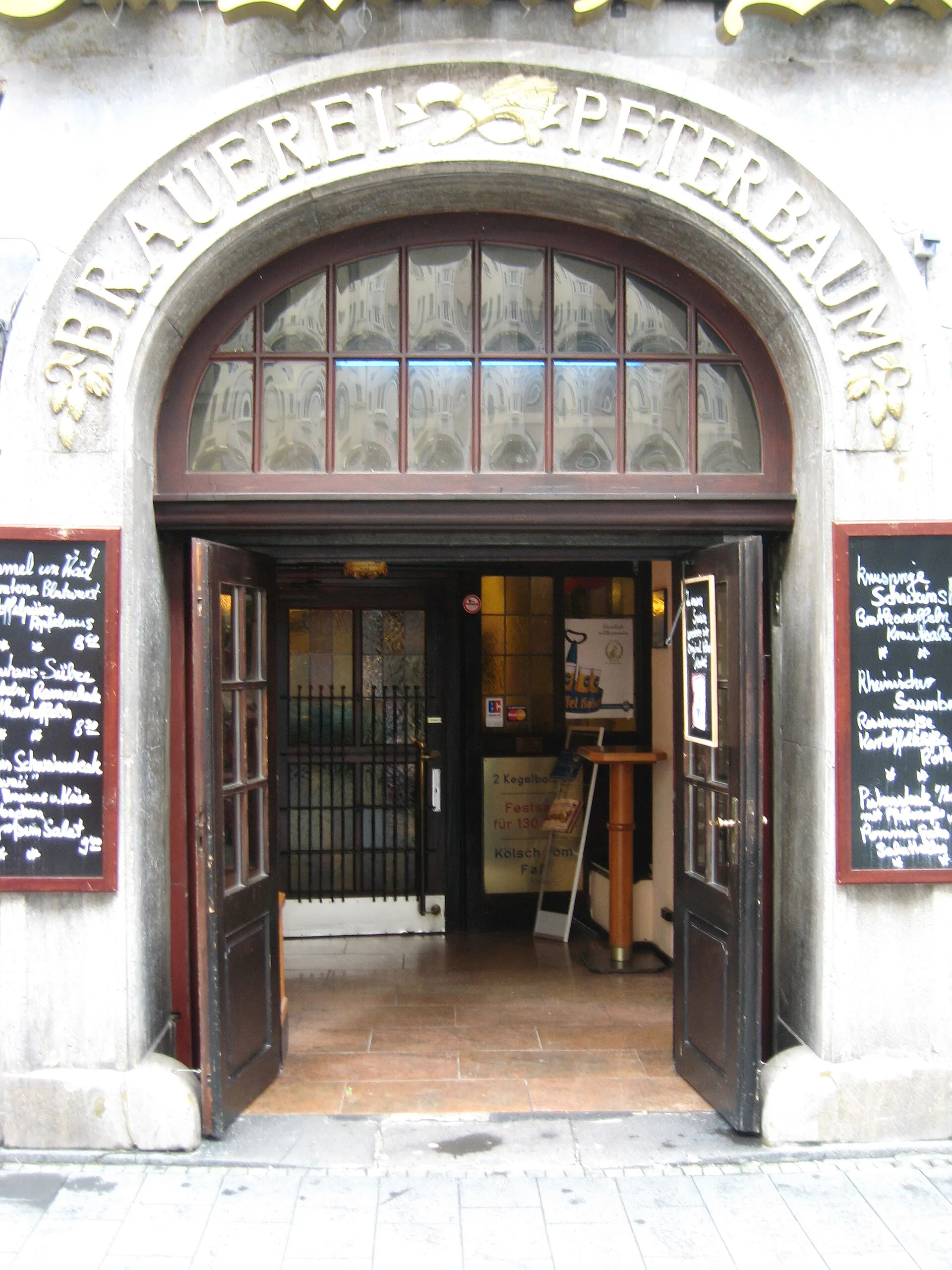 Brauhaus "Em kölsche Boor", Eingangsportal, Köln (Eigelstein)