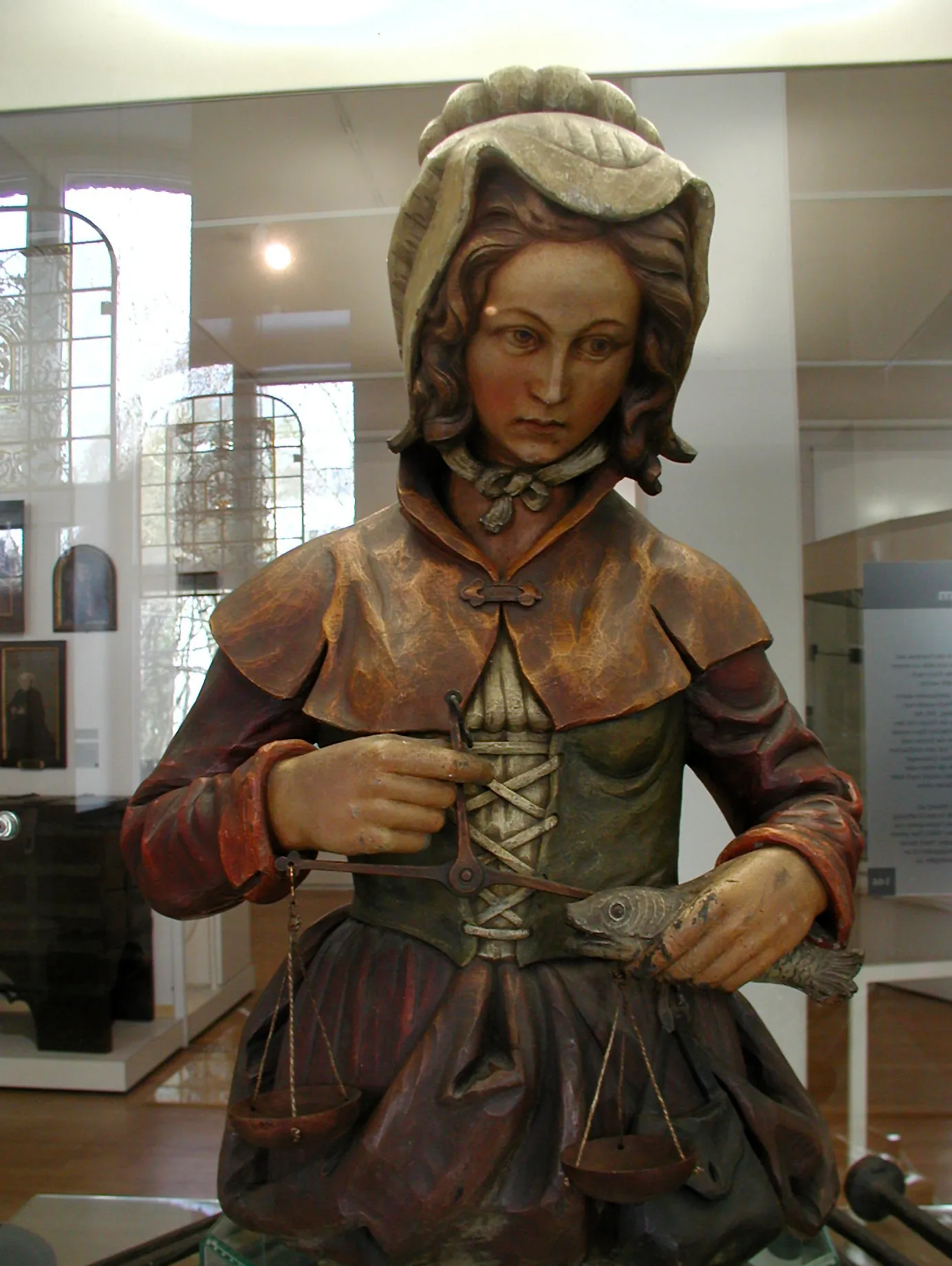 Feschwiev, Darstellung einer Marktfrau des 15. Jahrhunderts (Zeughaus) (2008)