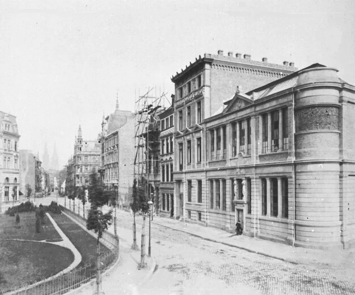 Foto: Köln - Friesenplatz und Friesenstraße (um 1890) ,