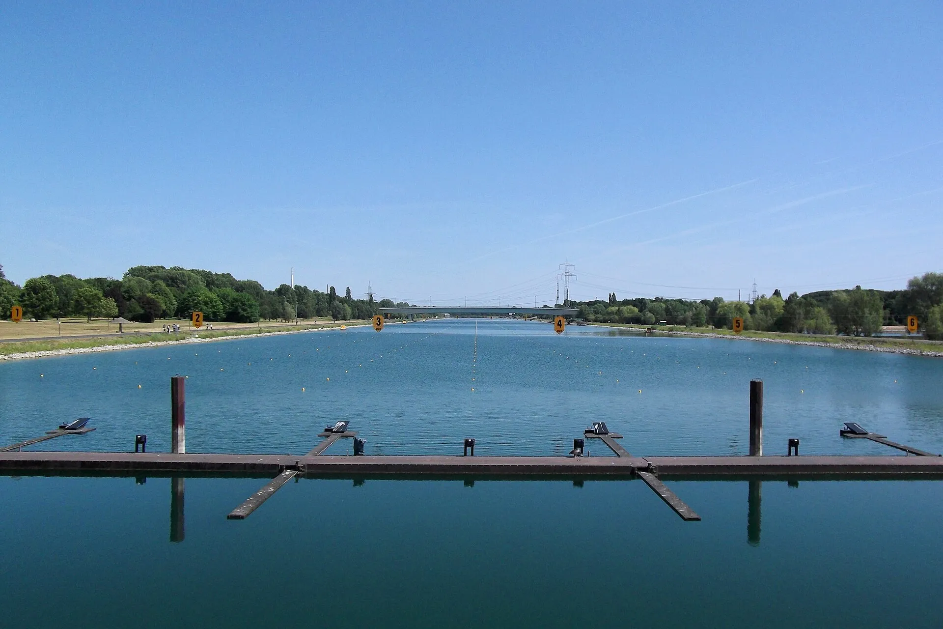 Fühlinger See, Regattastrecke