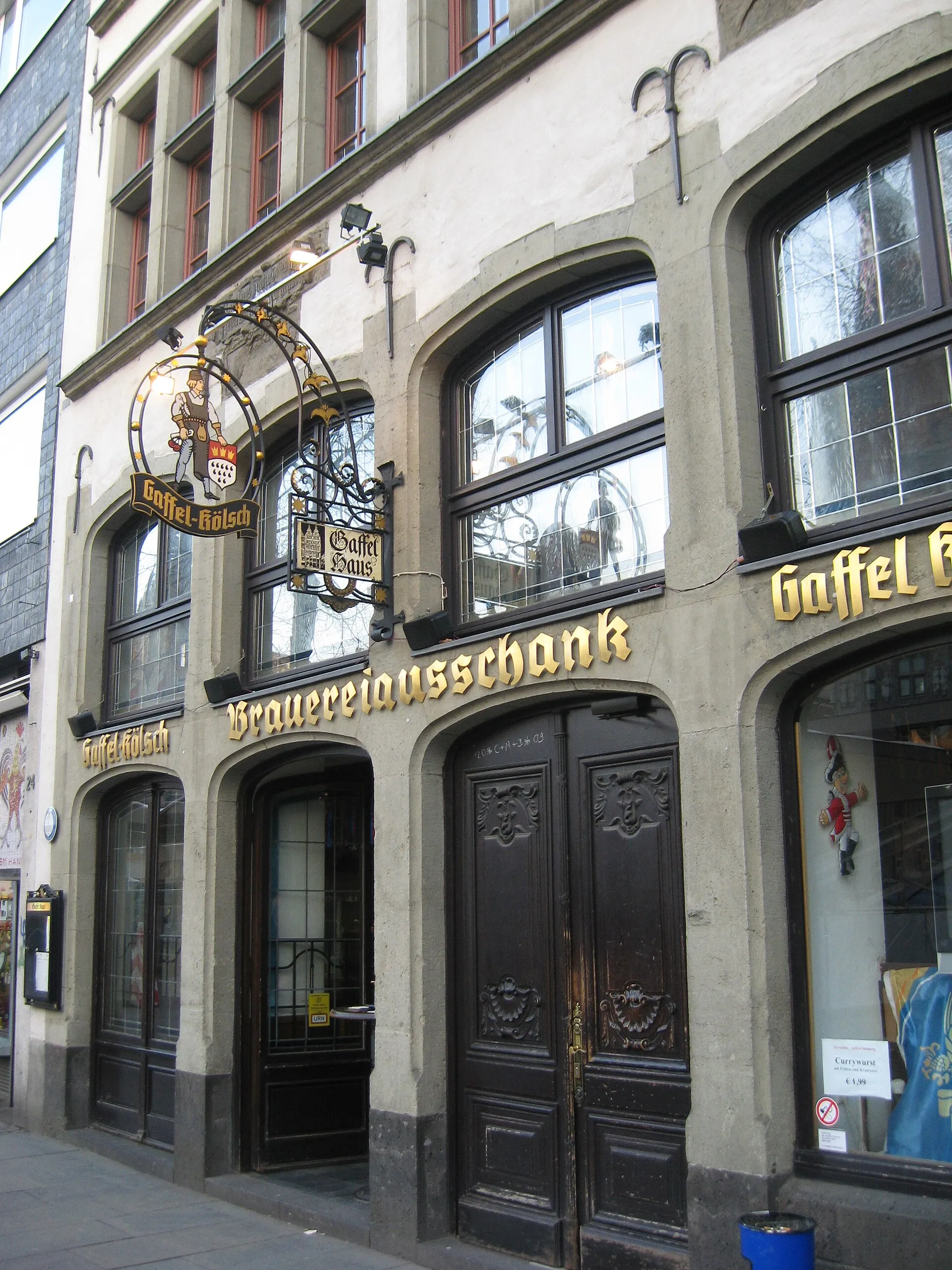 Brauhaus Gaffel, Frontansicht, Köln (Alter Markt)