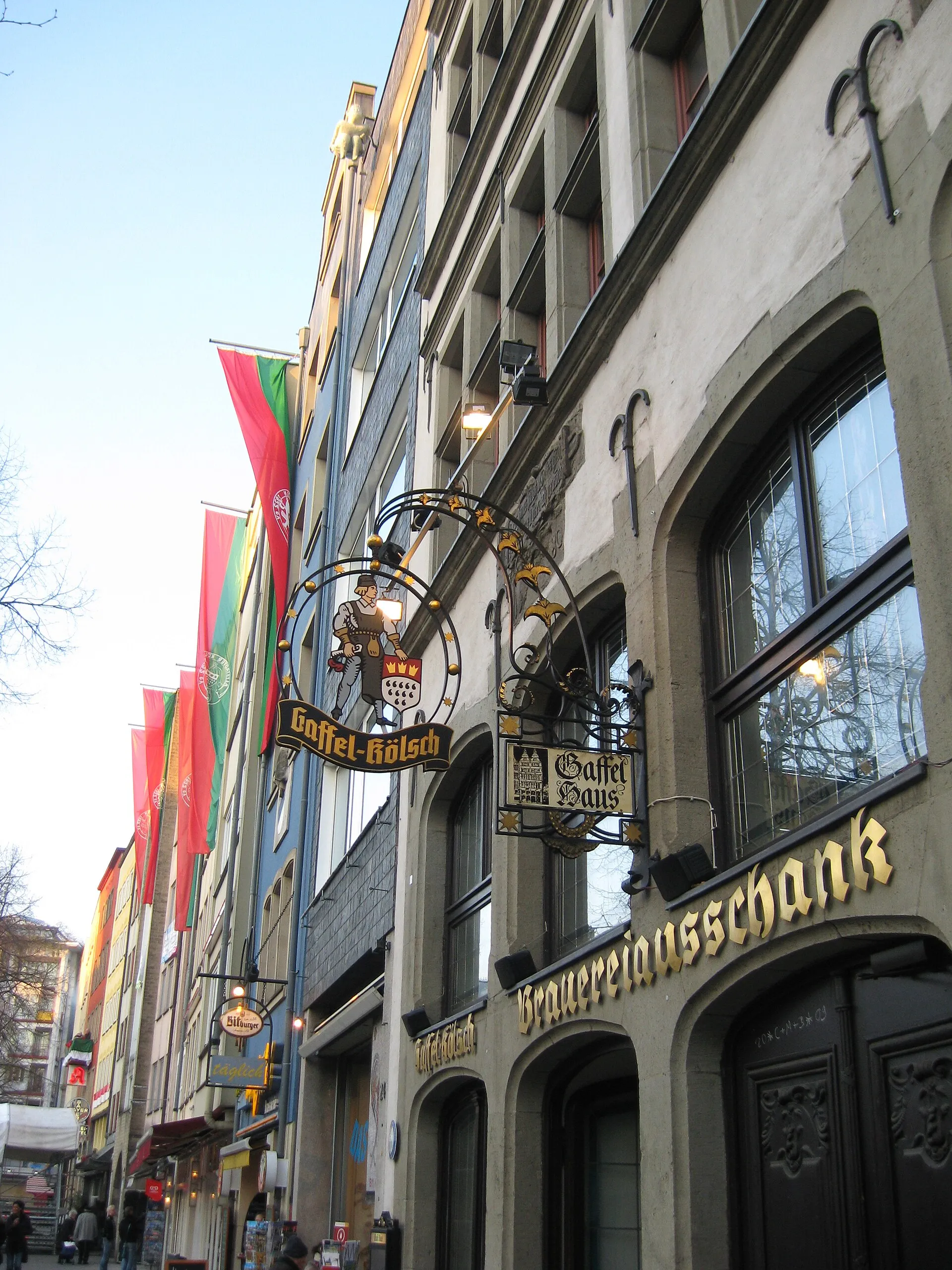 Brauhaus Gaffel, Frontansicht, Köln (Alter Markt)
