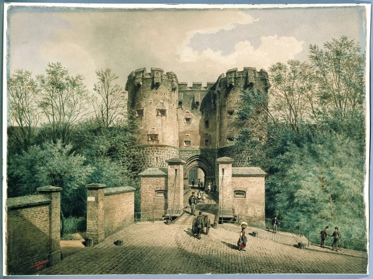 Gemälde: Gereonstor (1877)