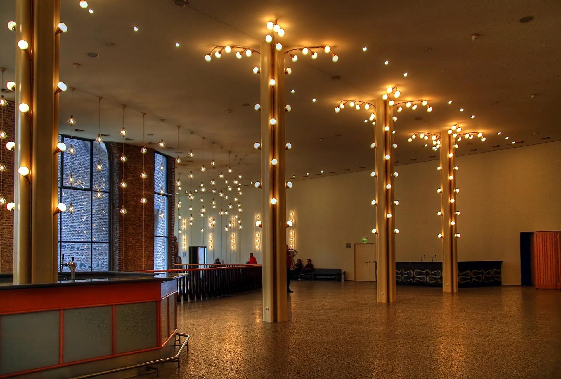 Gürzenich, Köln: Saalfoyer im Obergeschoss.