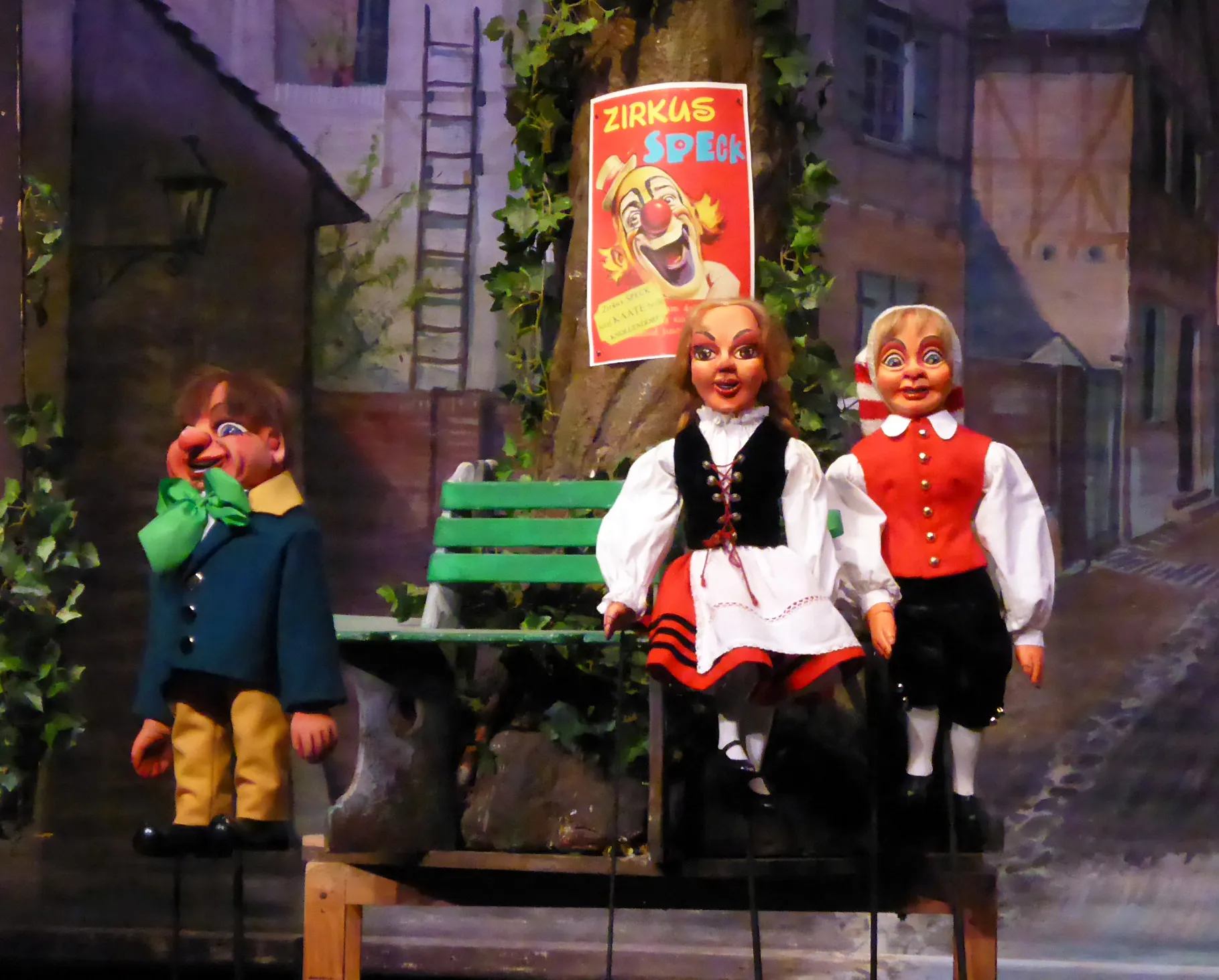 Hänneschen-Theater , Speimanes , Bärbelchen und Hänneschen .