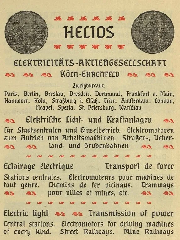 Helios Elektricitäts-AG Köln-Ehrenfeld