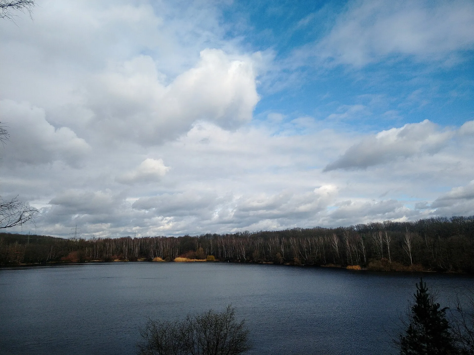 Aussicht vom Höhenfelder See in Köln. Foto Nuran Atis