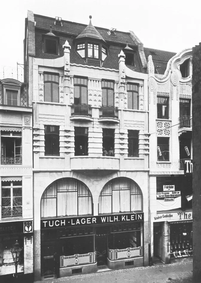 Wohn- und Geschäftshaus Hohe Pforte 22 in Köln, um 1900