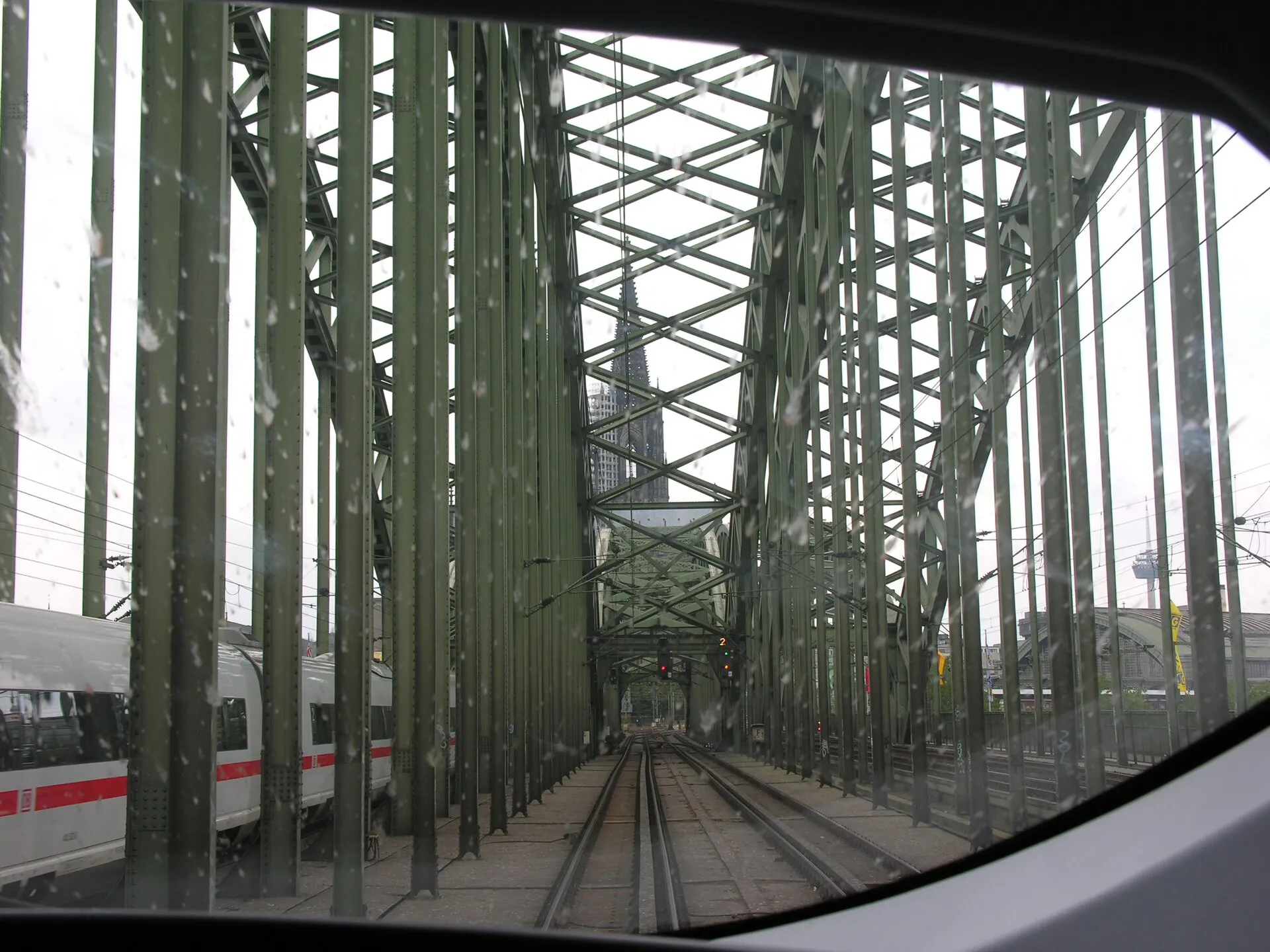 Germany , From Frankfurt to Cologne in the driver's cabin