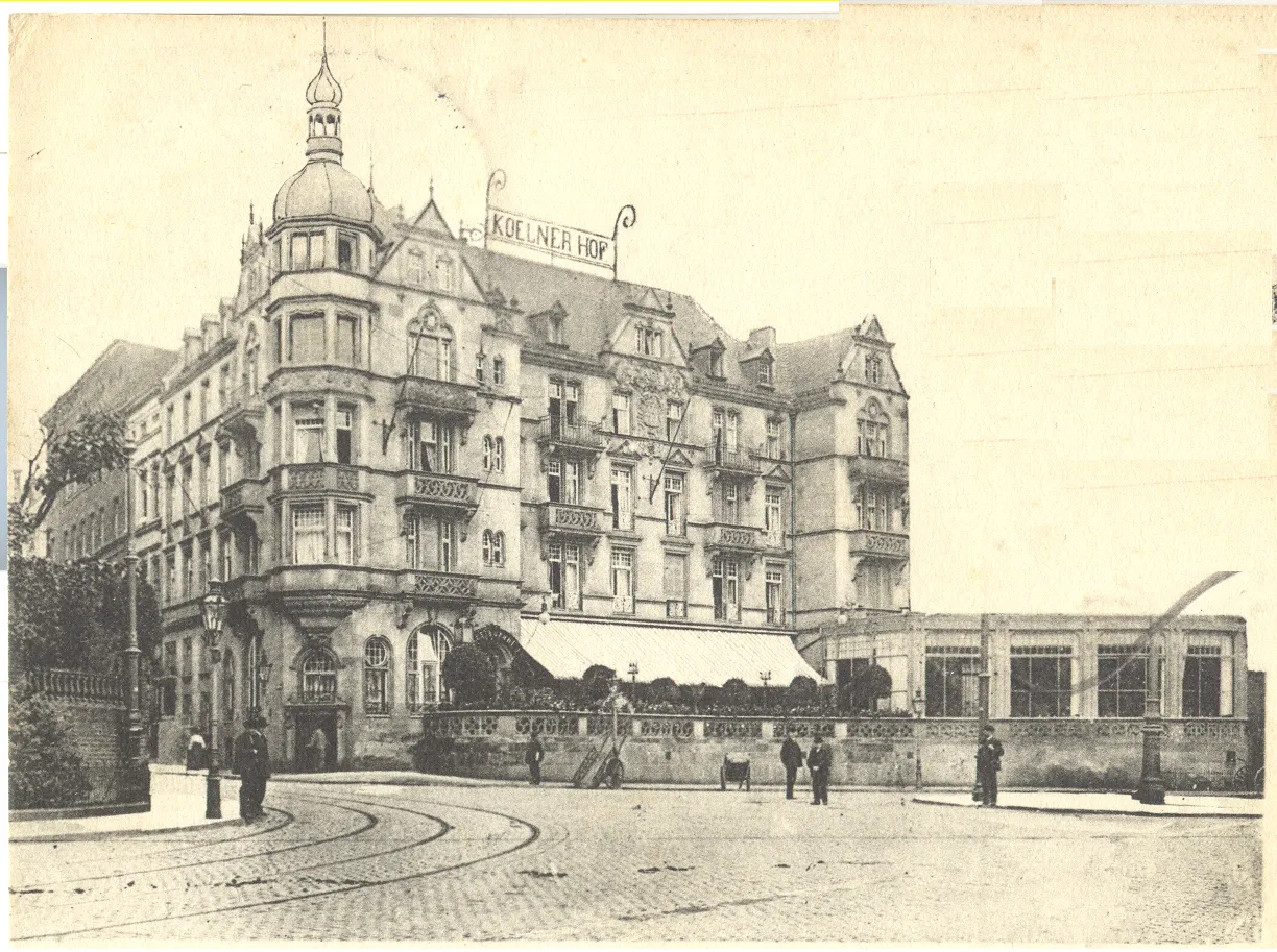 Köln, Hotel Kölner Hof , 1908