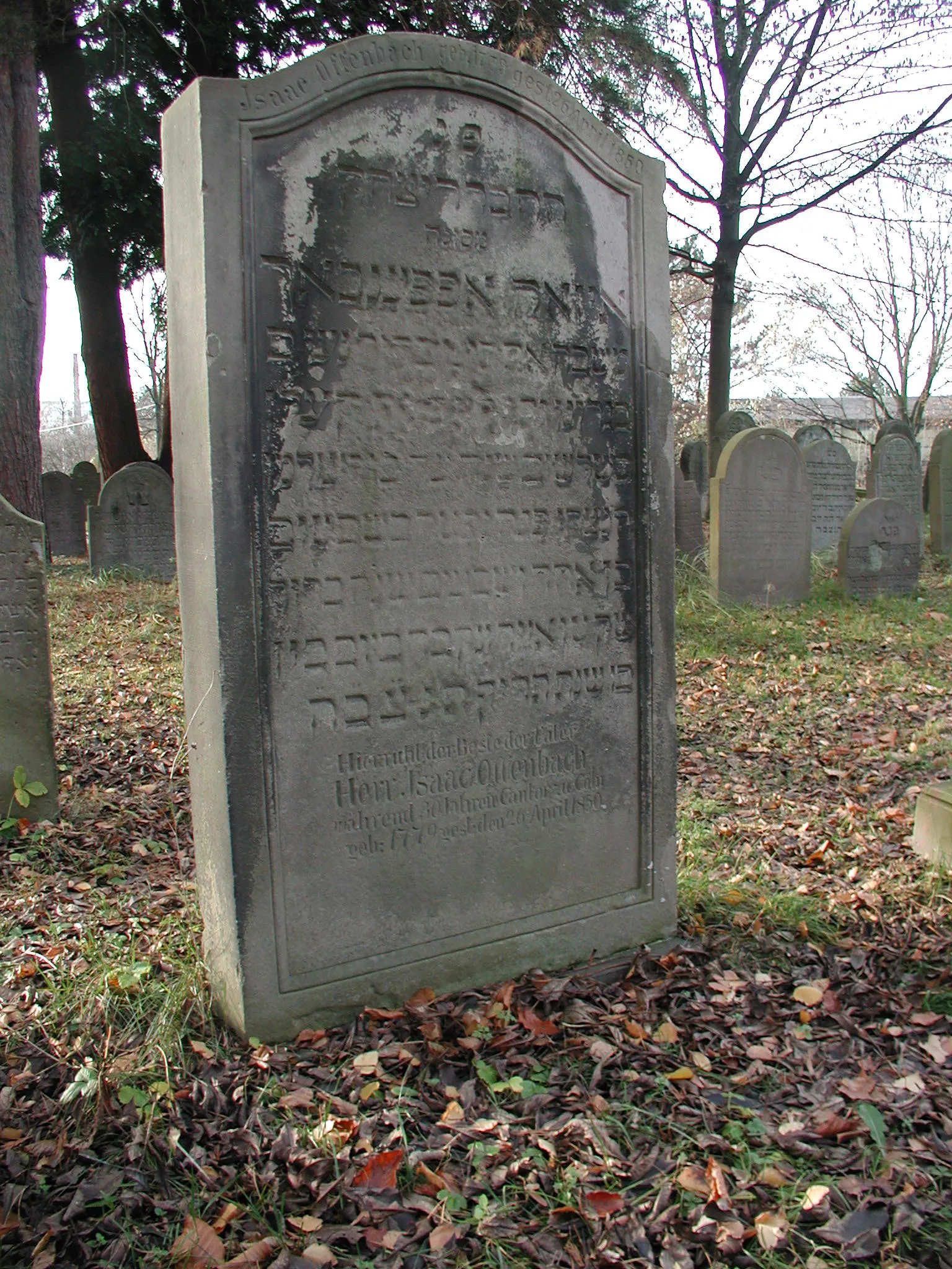 Köln Deutz, Jüdischer Friedhof.