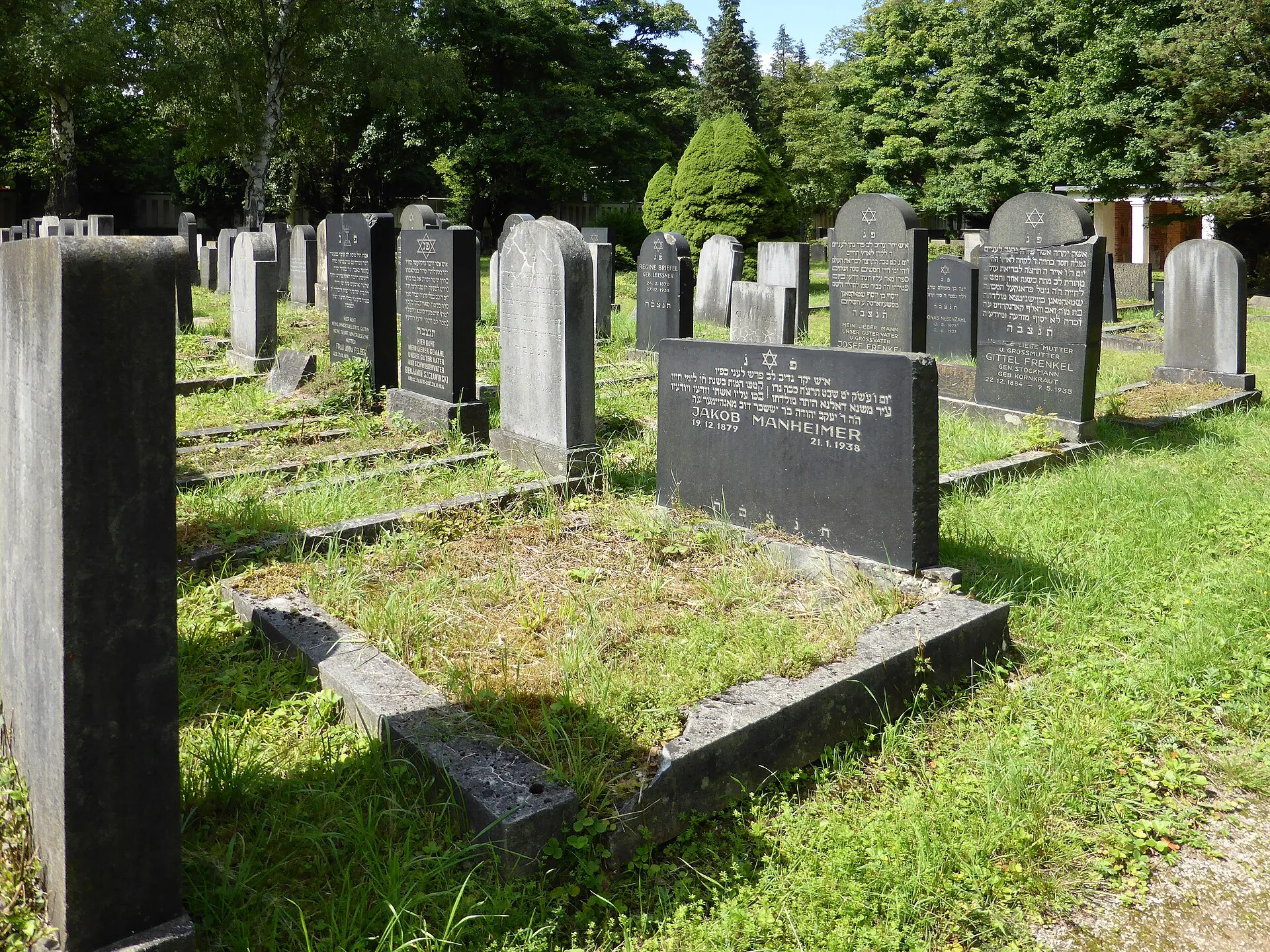 Jüdischer Friedhof Köln-Bocklemünd - Gräberfelder.