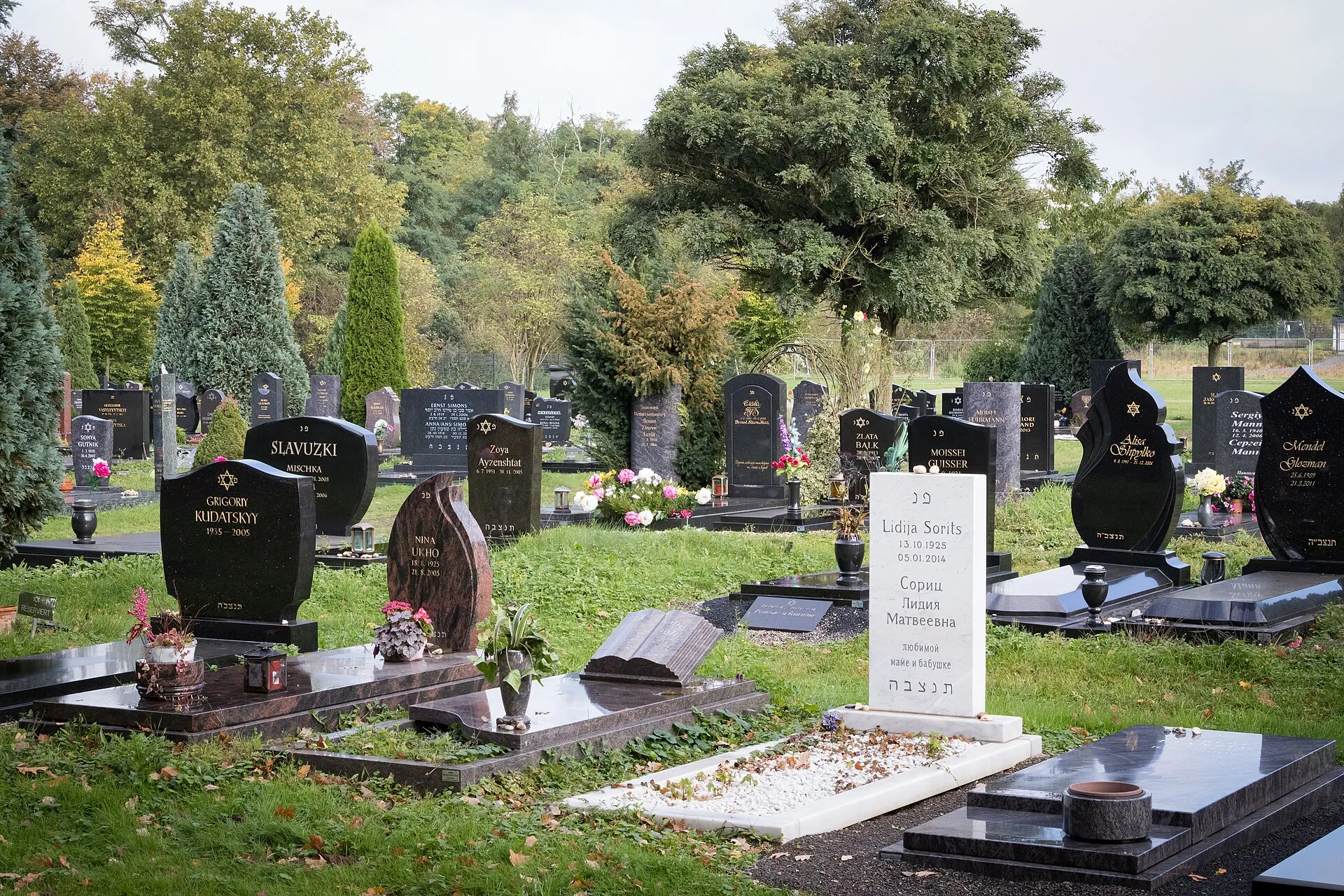 Jüdischer Friedhof Köln-Bocklemünd; Jüngeres Gräberfeld im Norden der Anlage