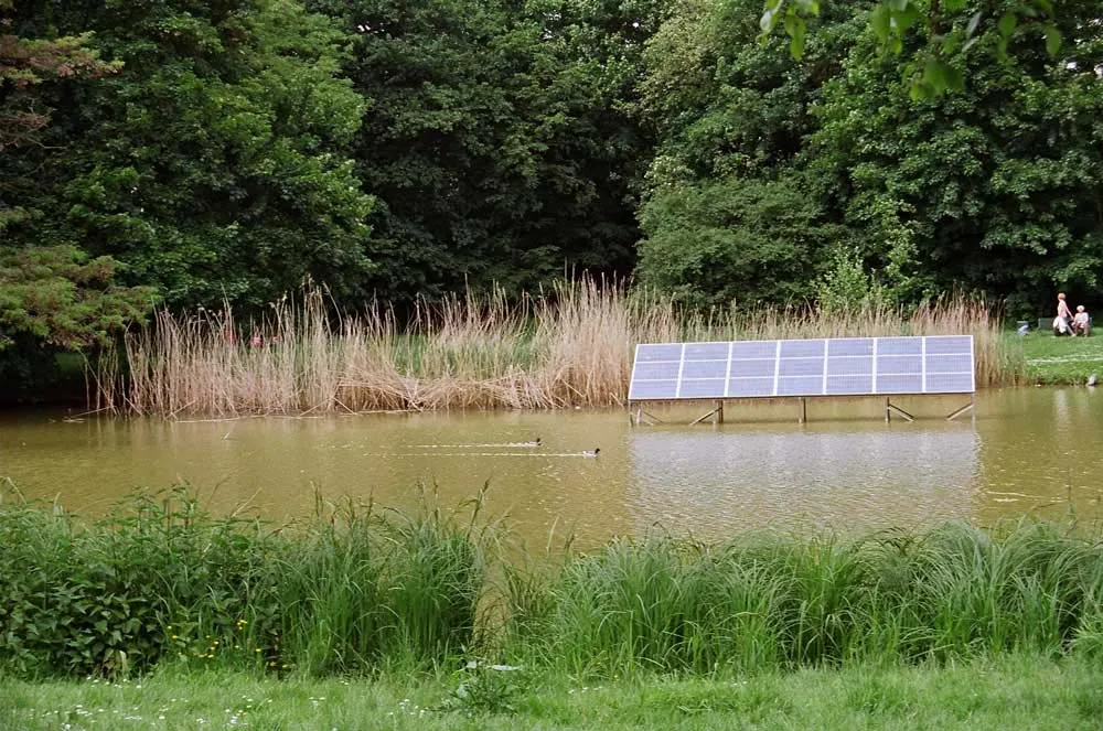 Solarzellen im Klettenbergpark Köln-Klettenberg