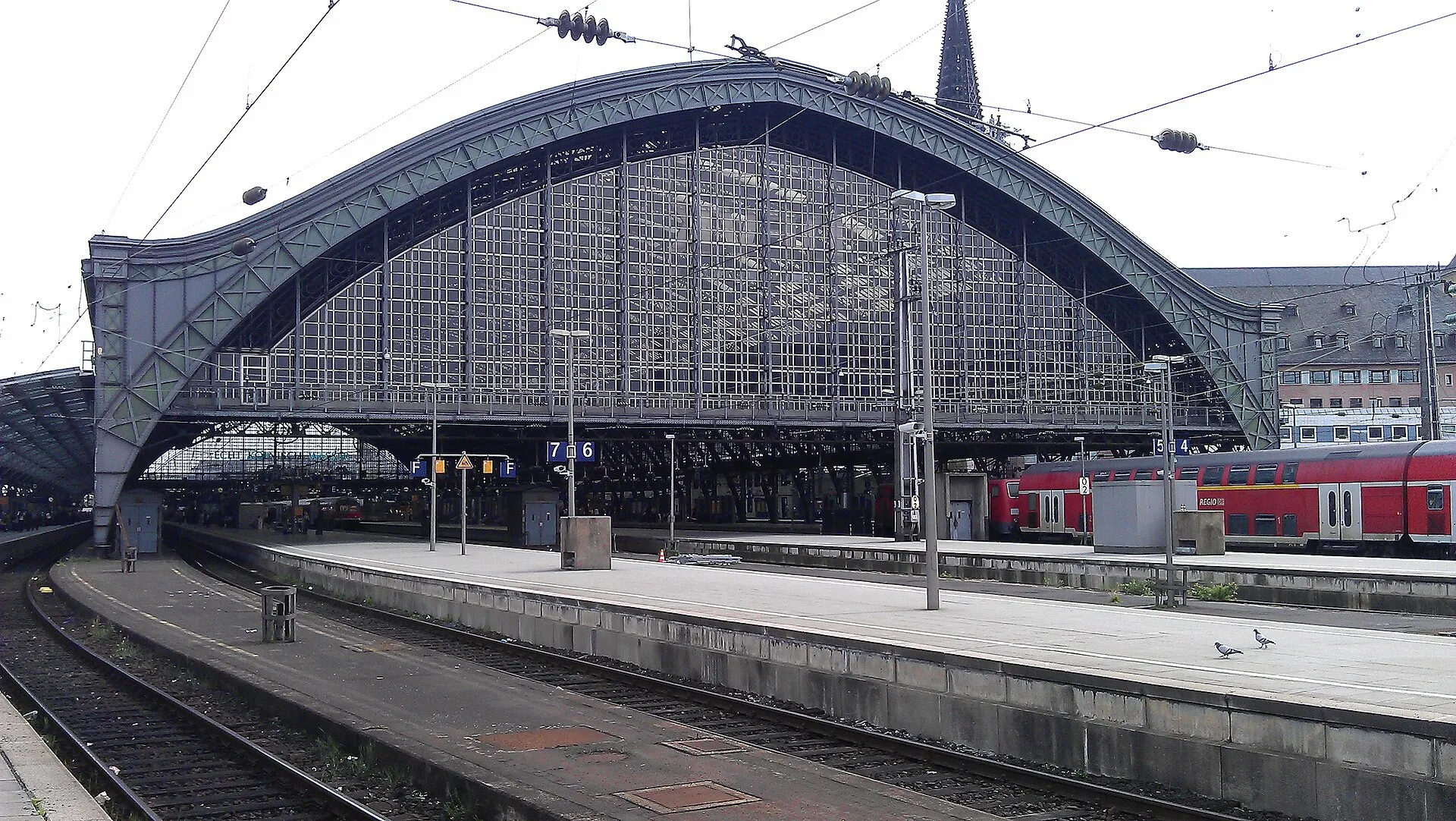 Ansicht vom Köln Hbf