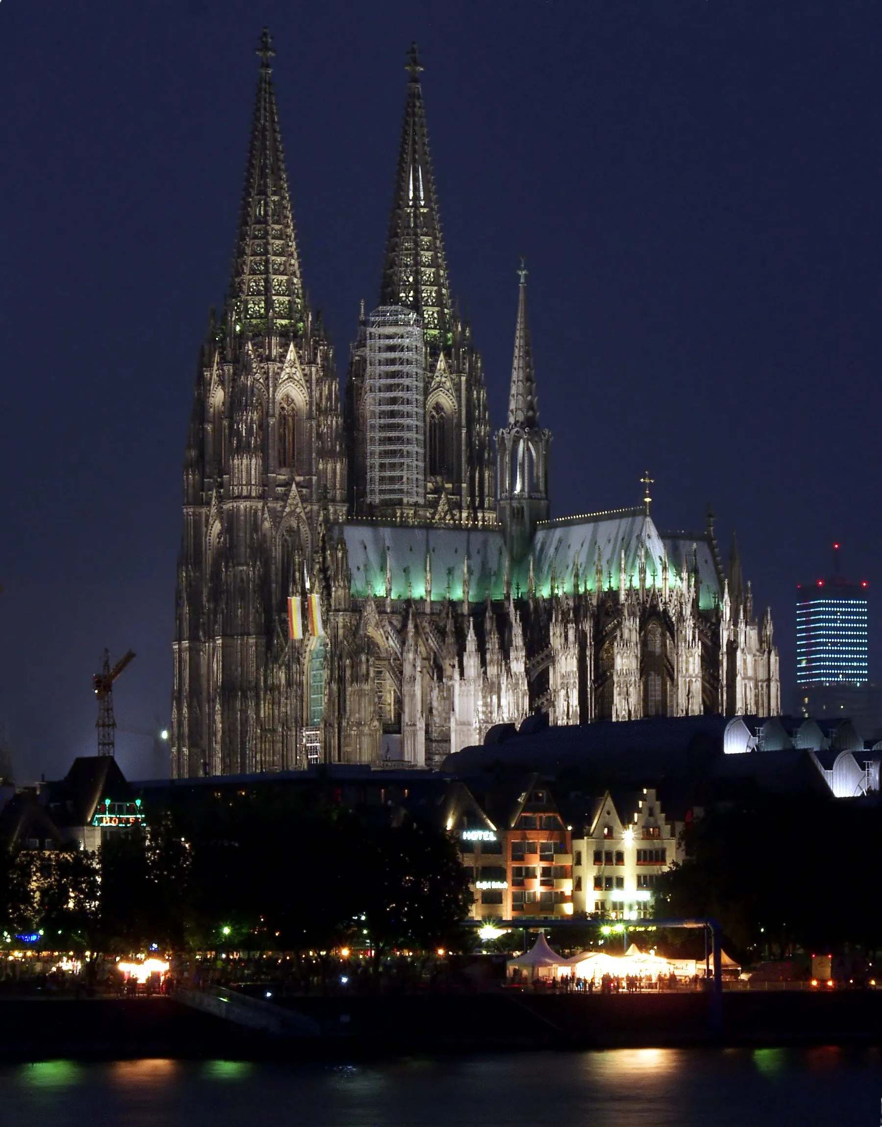 Cologne Cathedral at night