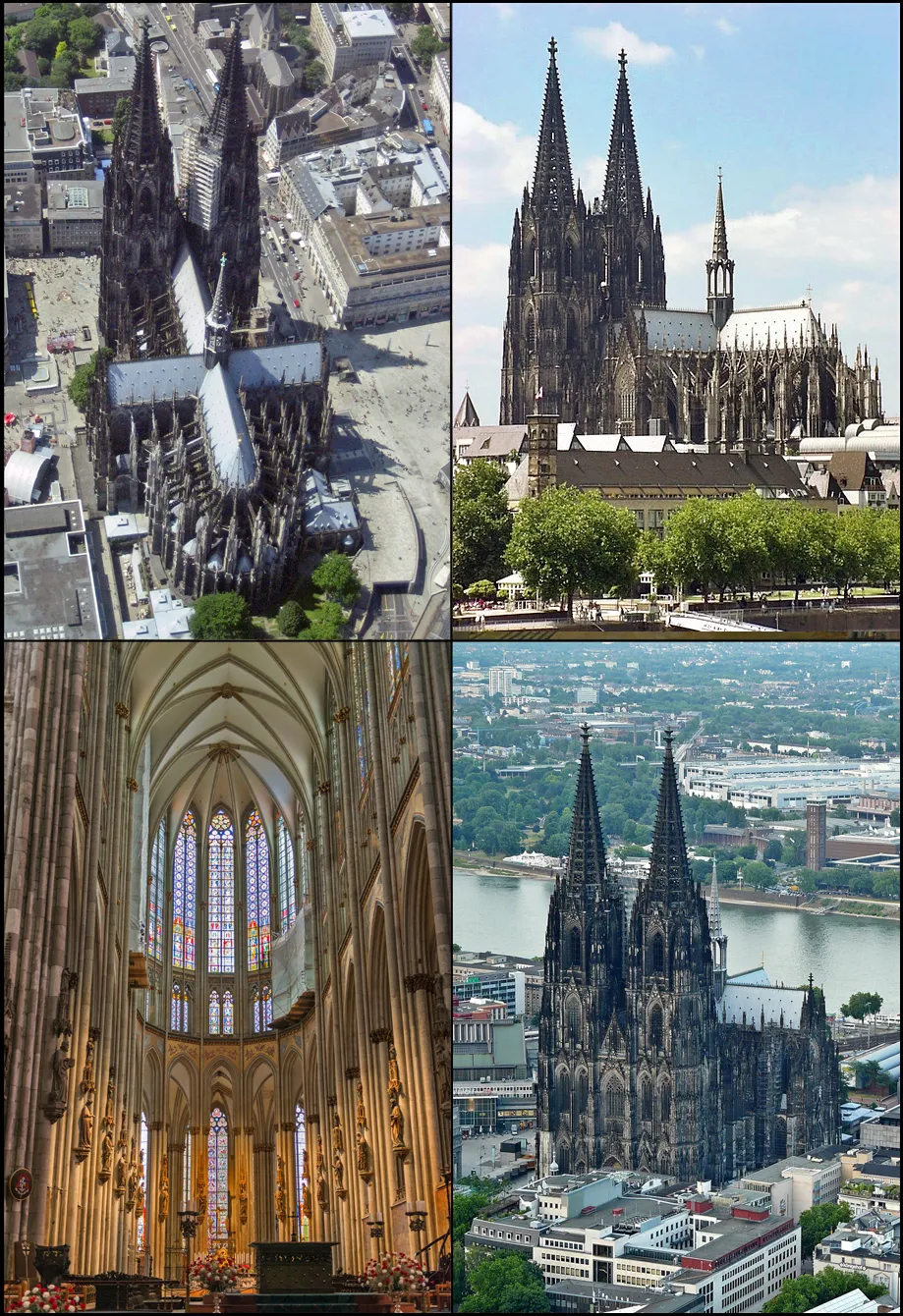 Cologne Cathedral , Rayonnant Gothic (1248-1880), Cologne , Germany