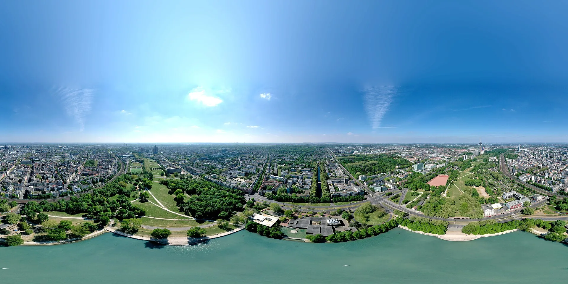 Aachener Weiher Köln - Kugelpanorama