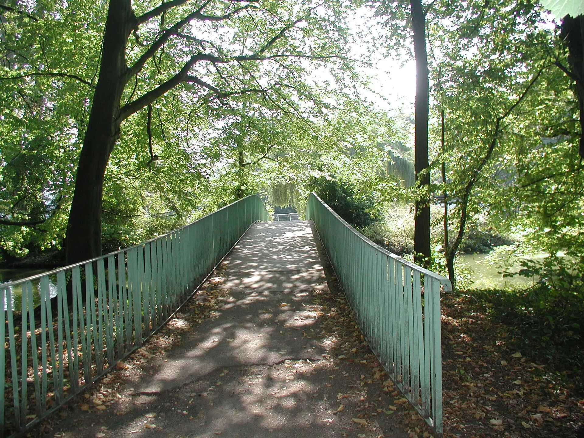 Köln, Lindenthal Kanalbrücke im Stadtwald