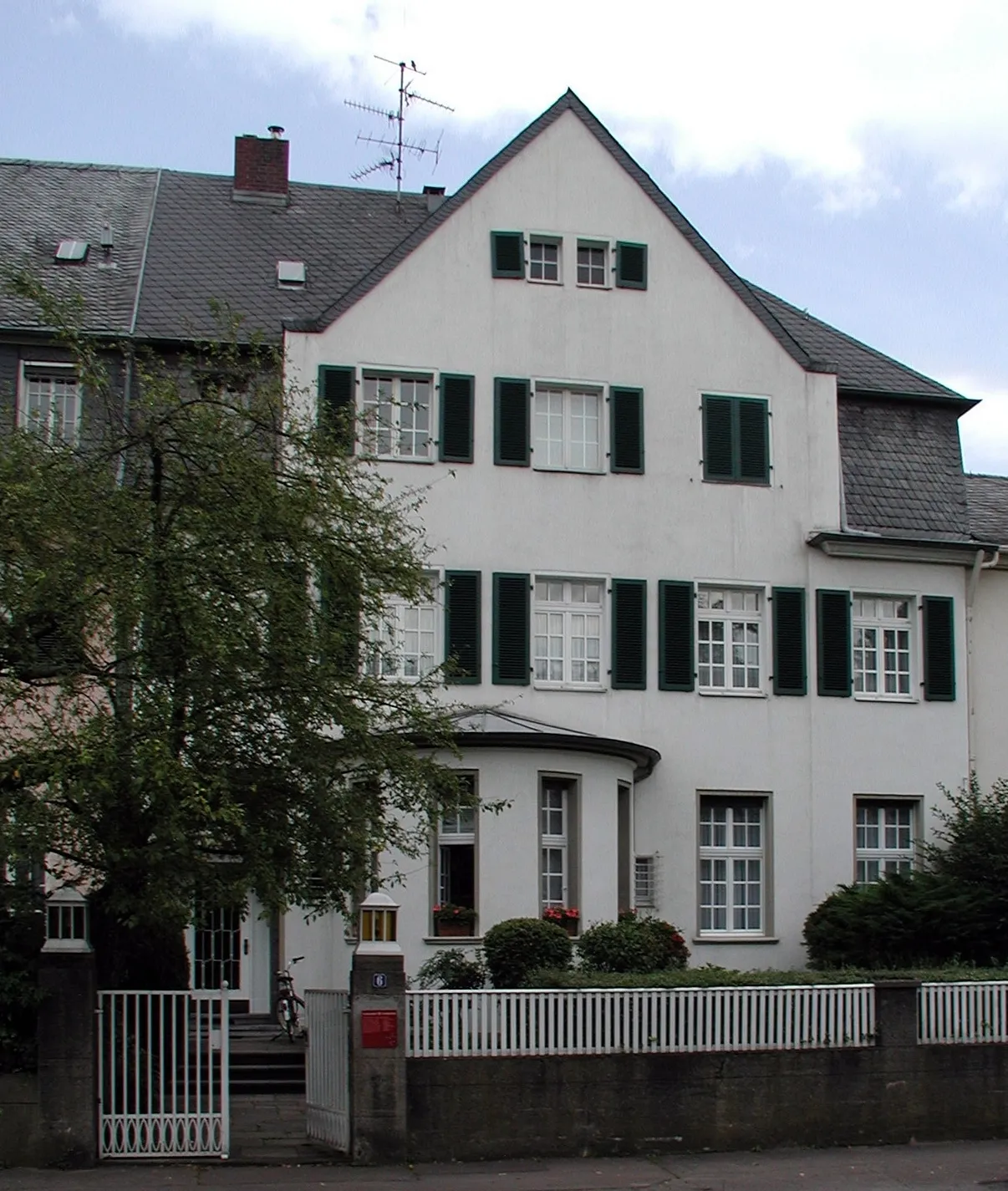 Wohnhaus Adenauers 1911 bis 1933 in Köln-Lindenthal, Max-Bruch-Str. 6 (Denkmal)