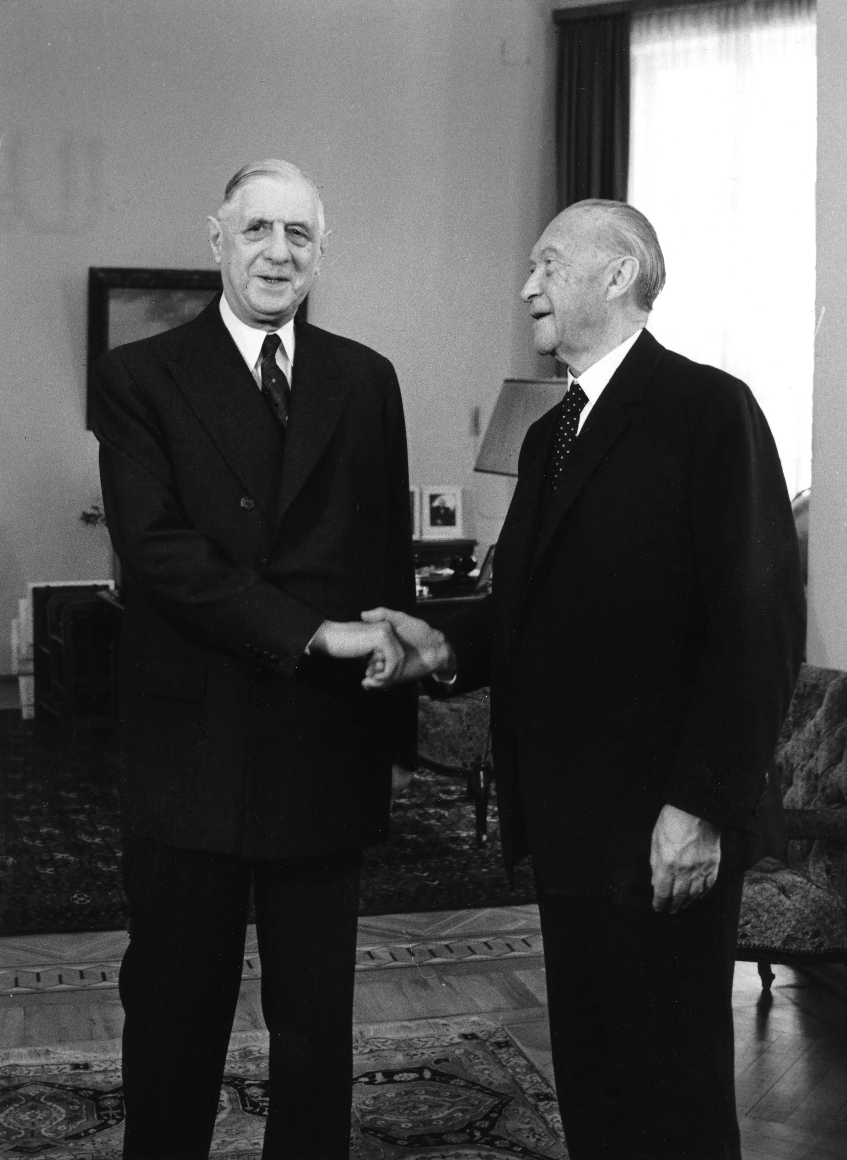 Adenauer und Charles de Gaulle in Bonn (1963)