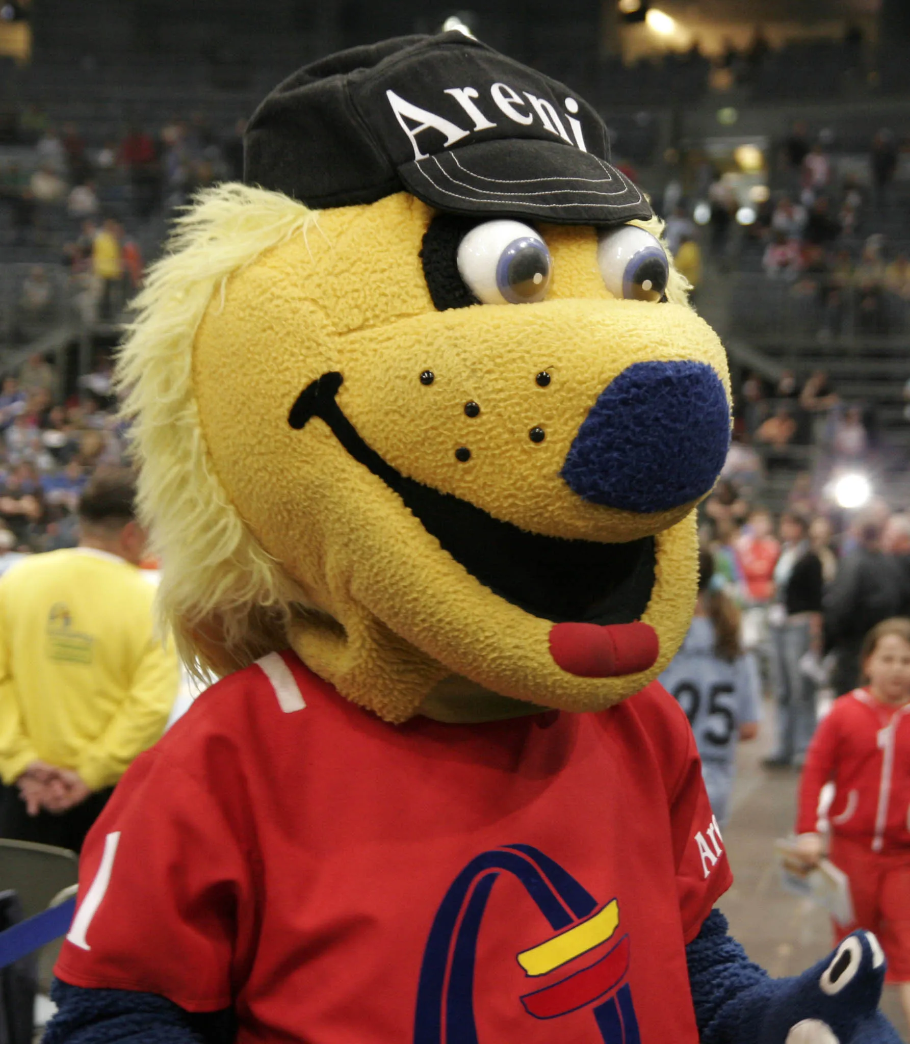 Areni, das Maskottchen der Lanxess Arena